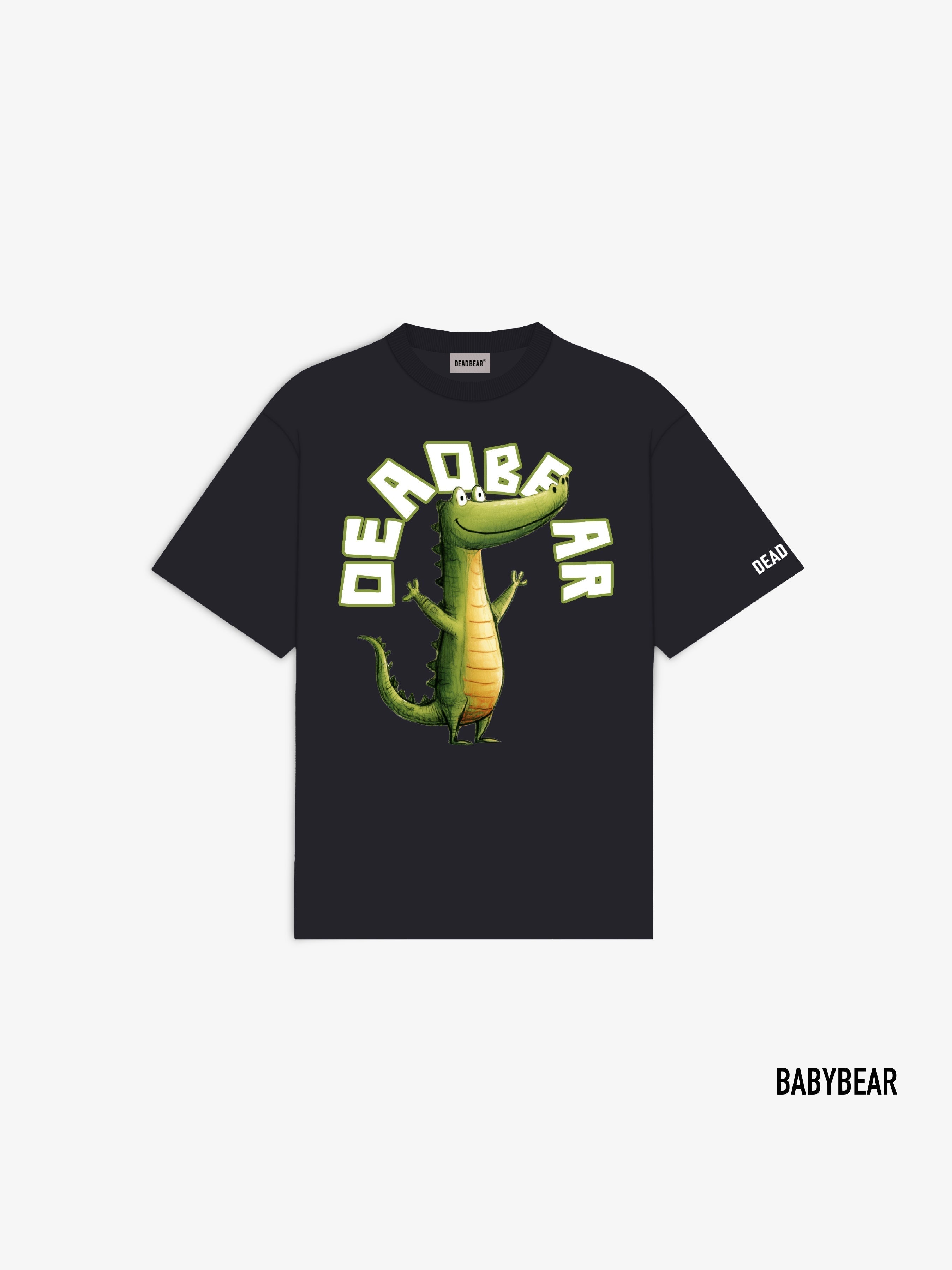 Babybear Dino Tee Black - for kids