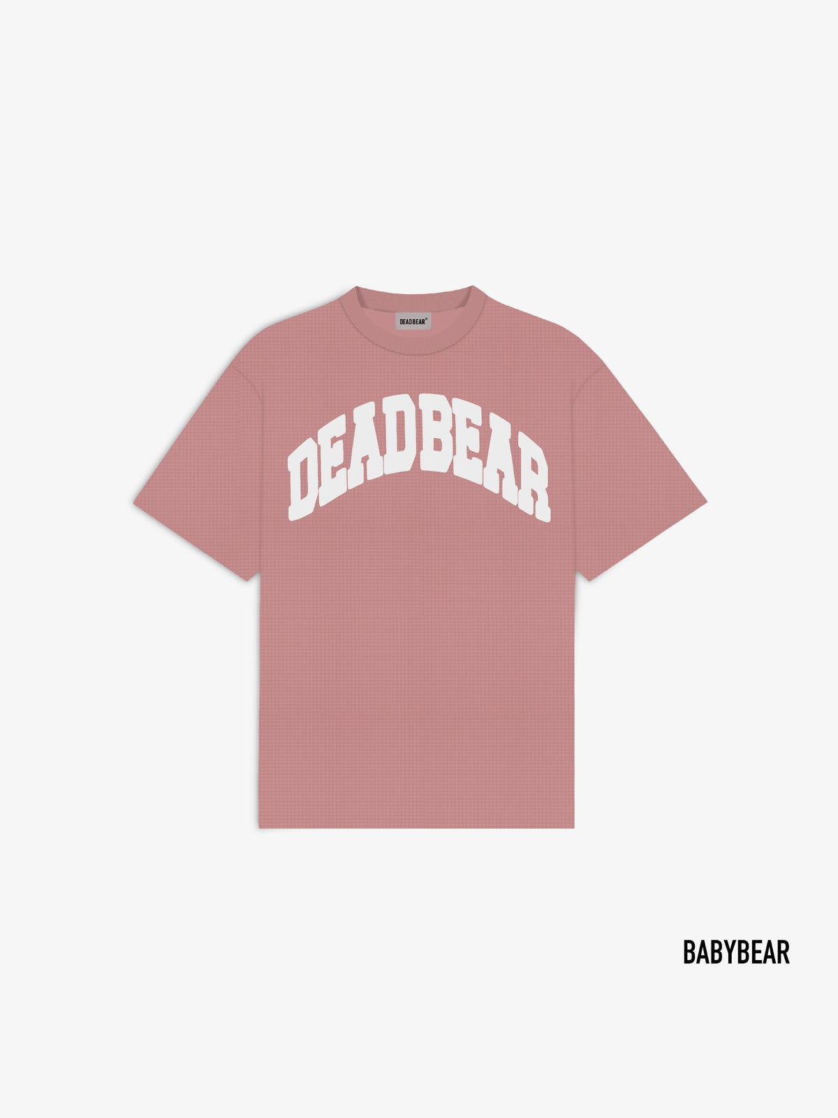 Babybear Waffle Tee Pink - for kids