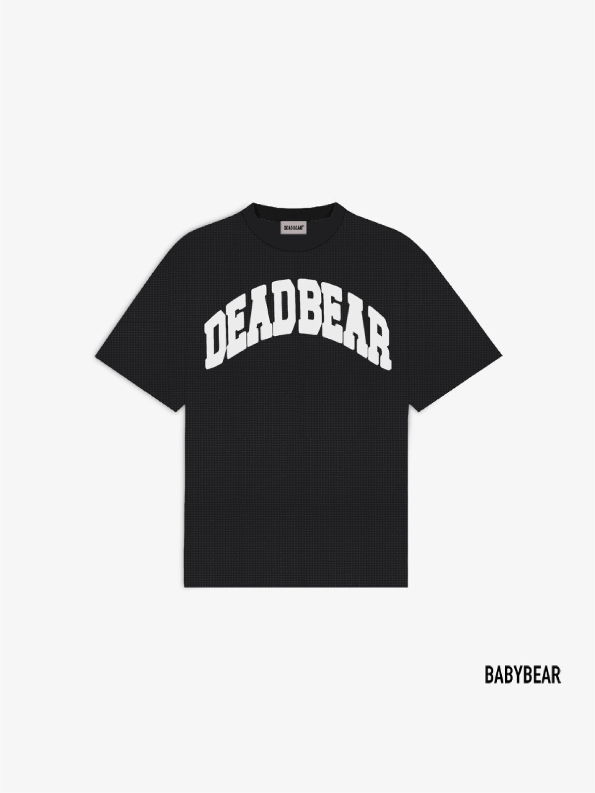 Babybear Waffle Tee Black - for kids