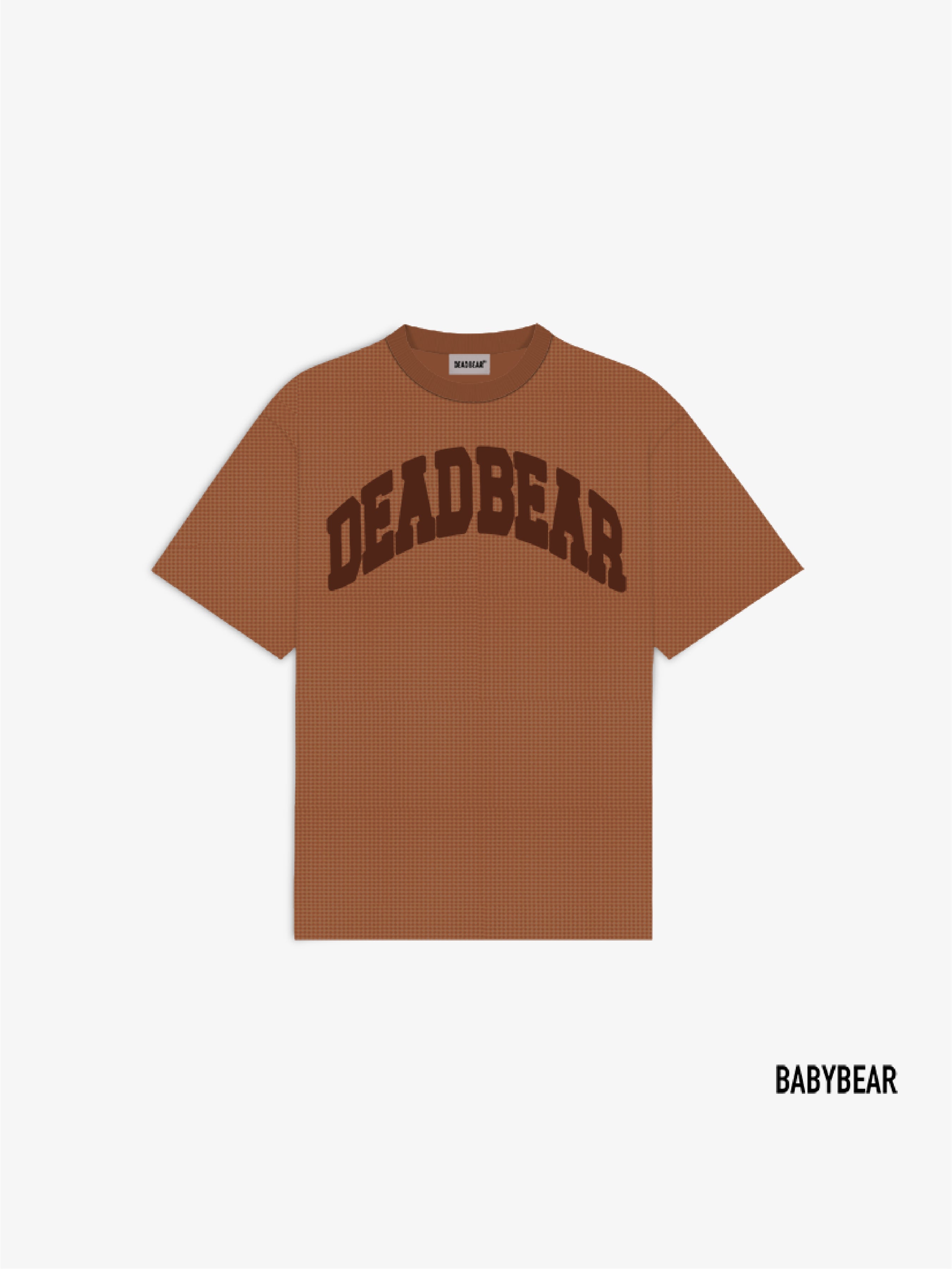 Babybear Waffle Tee Brown - for kids