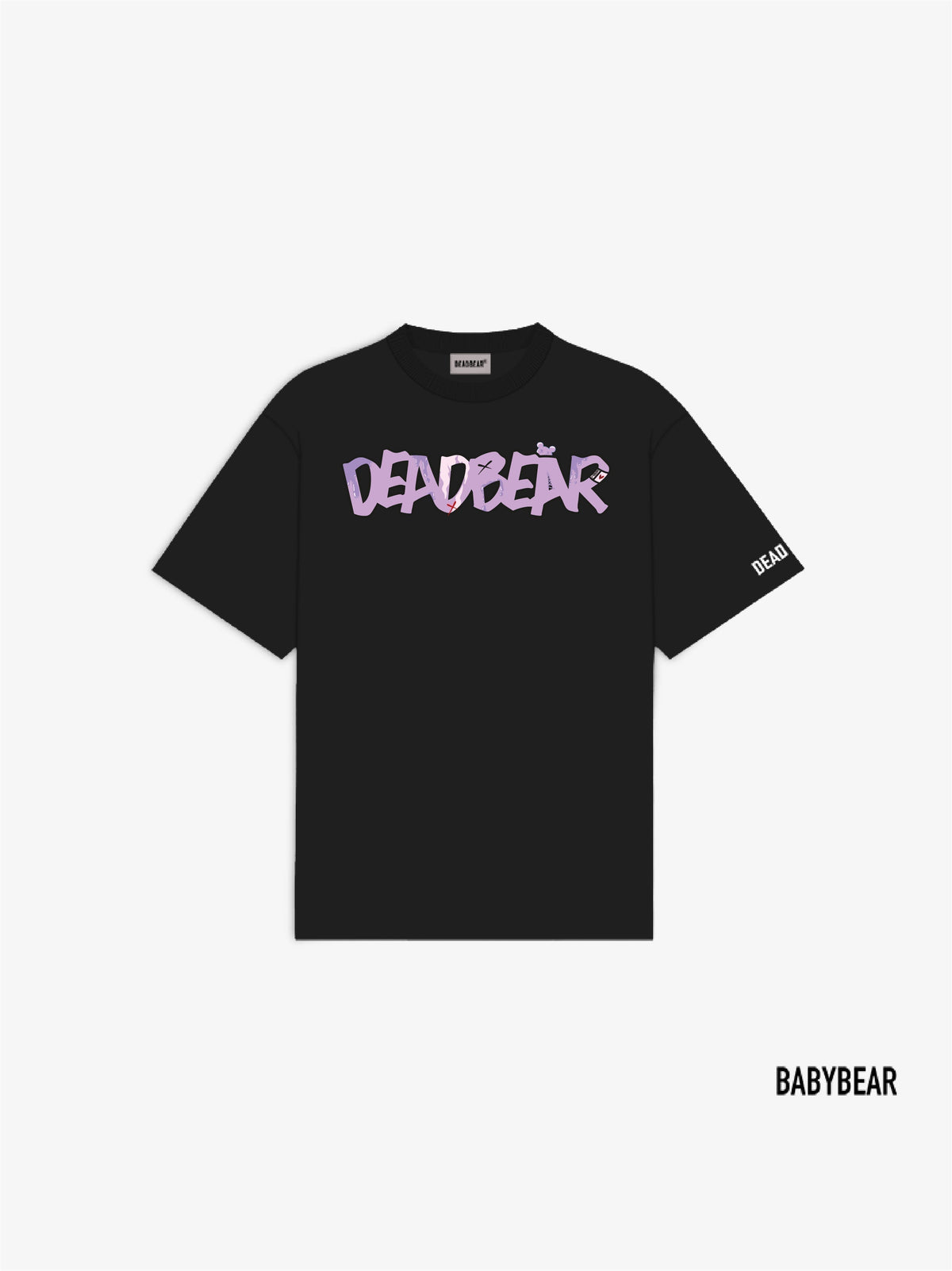 Babybear Harm No Bear Tee Black - for kids