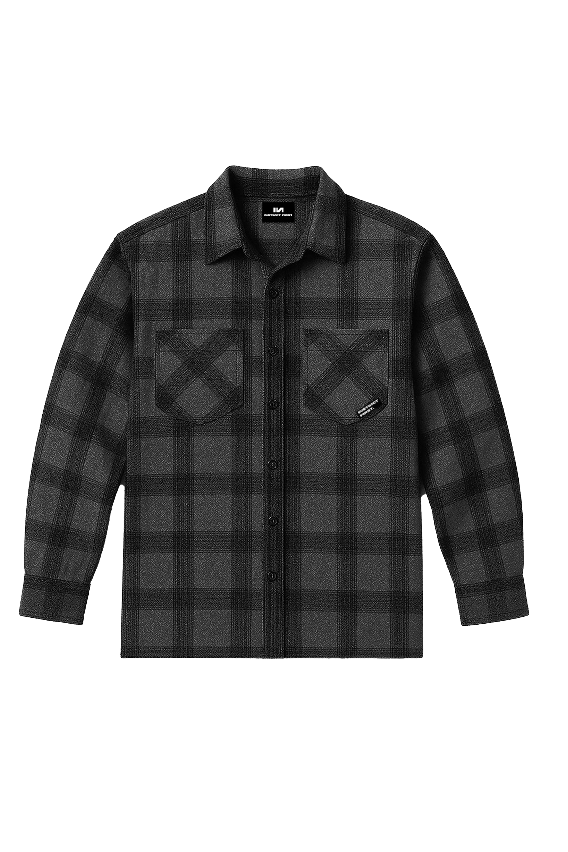 Fusion Flannel Shirt -(Black)