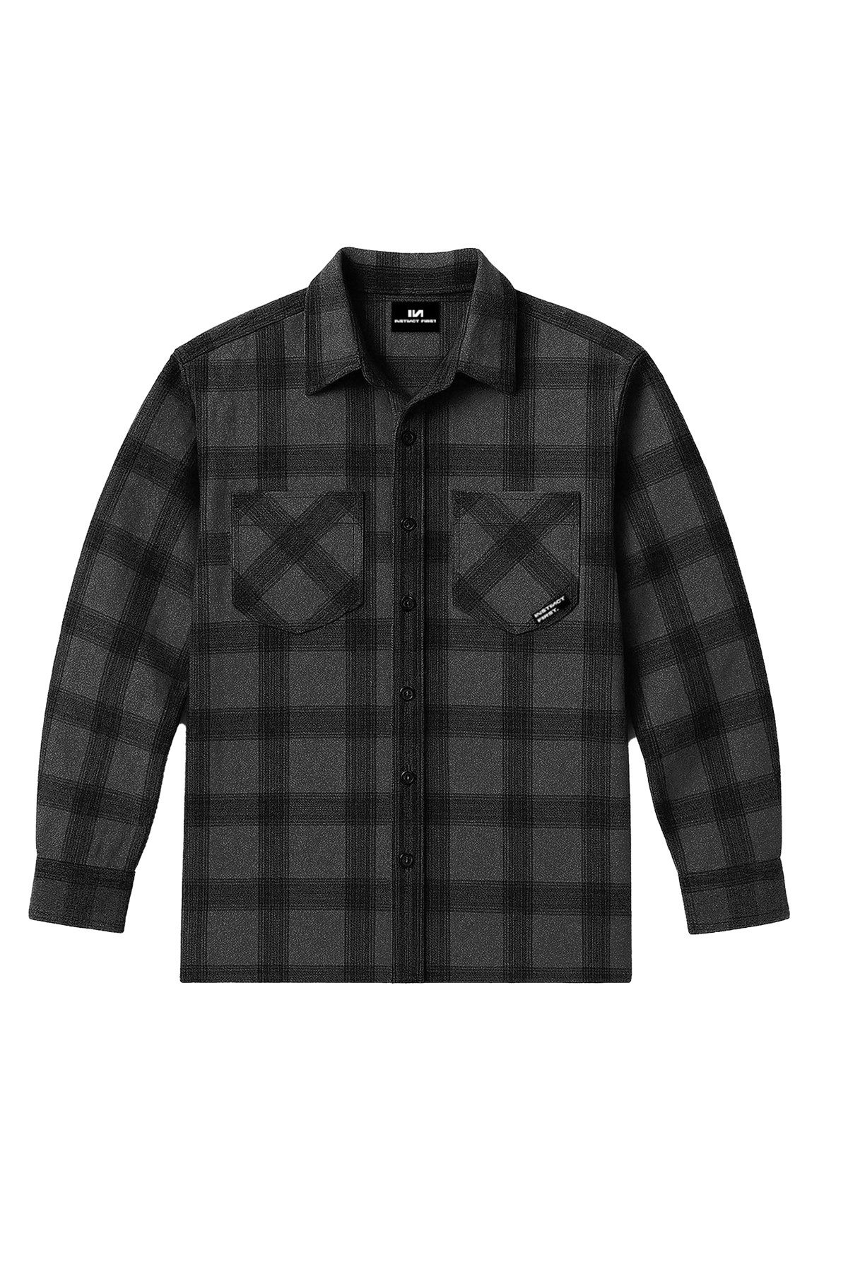 Fusion Flannel Shirt -(Black)