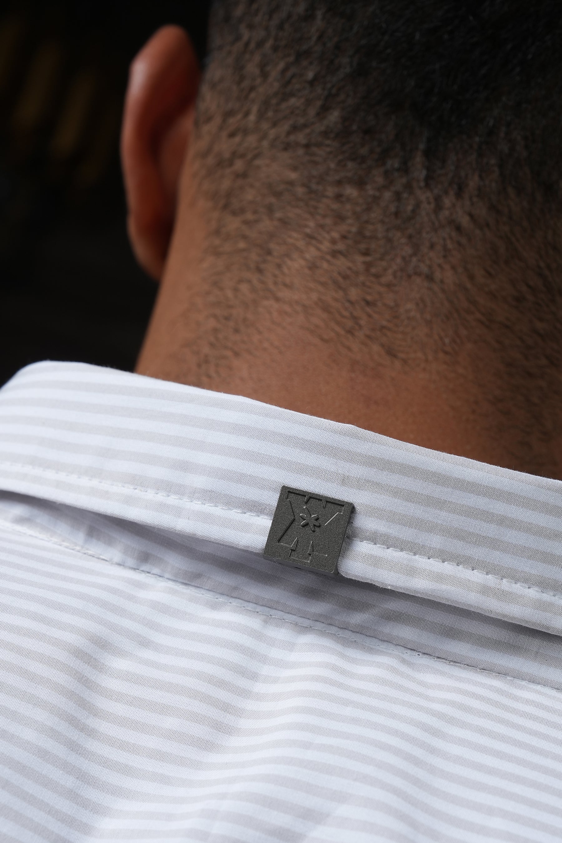 Overlay - Grey Pinstripes