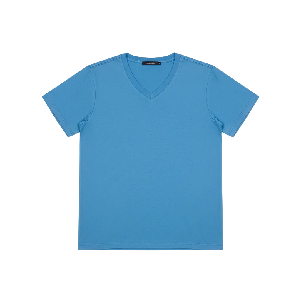FADED BLUE V-NECK TEE- Unisex