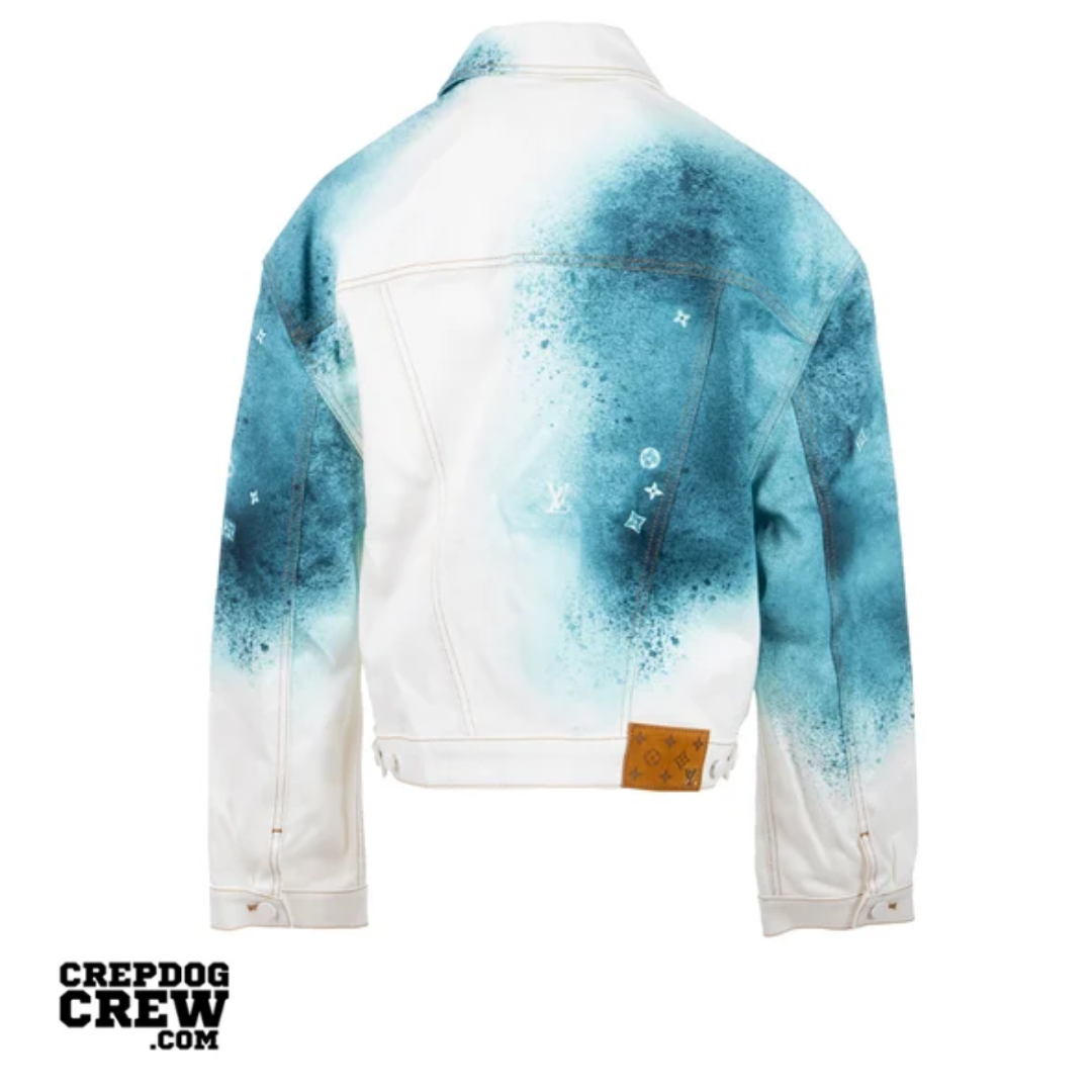 LOUIS VUITTON LV SPRAY DENIM JACKET MULTICOLOR
