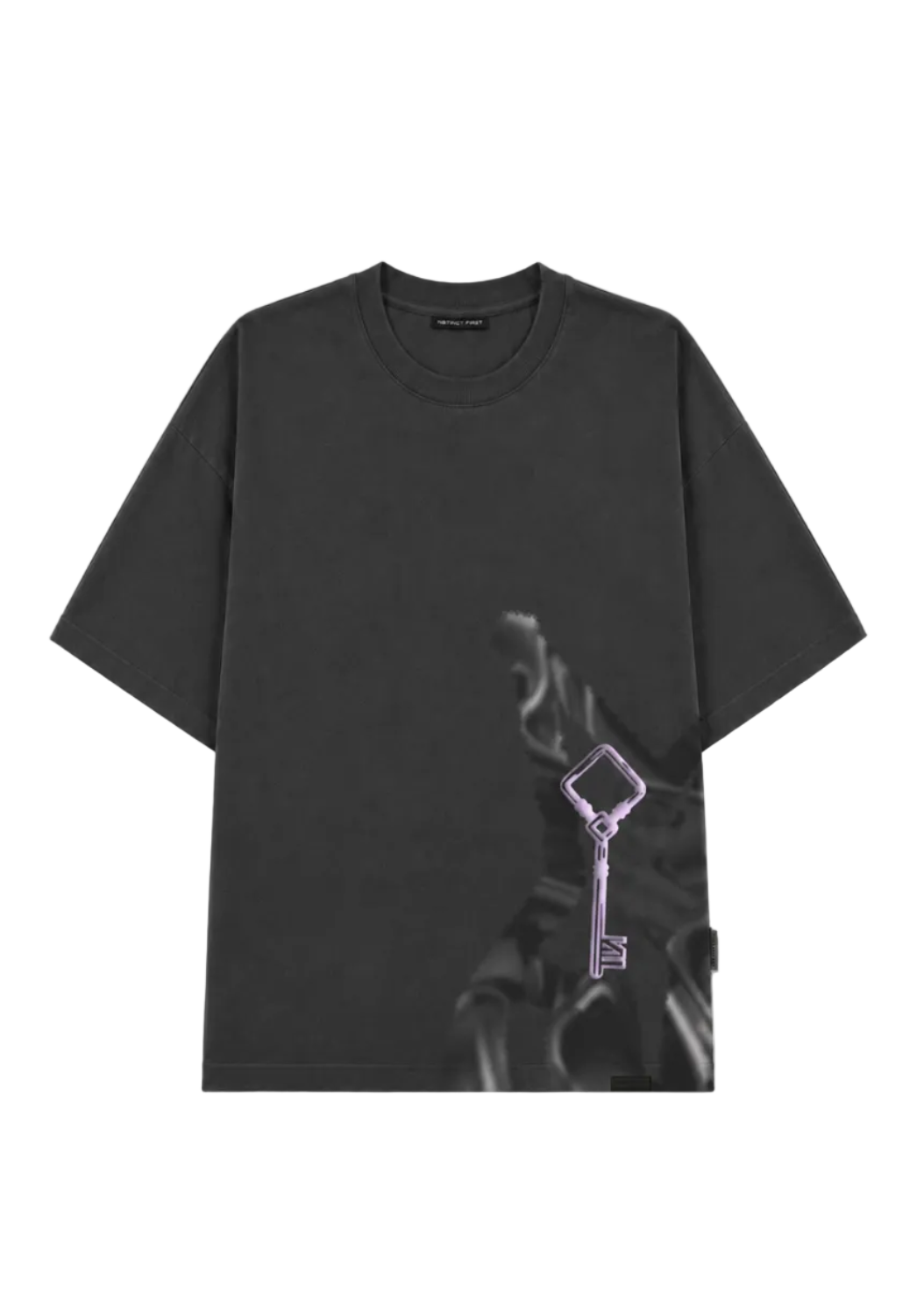 ACE OF KEYS - OVERSIZED T-SHIRT (Grey)