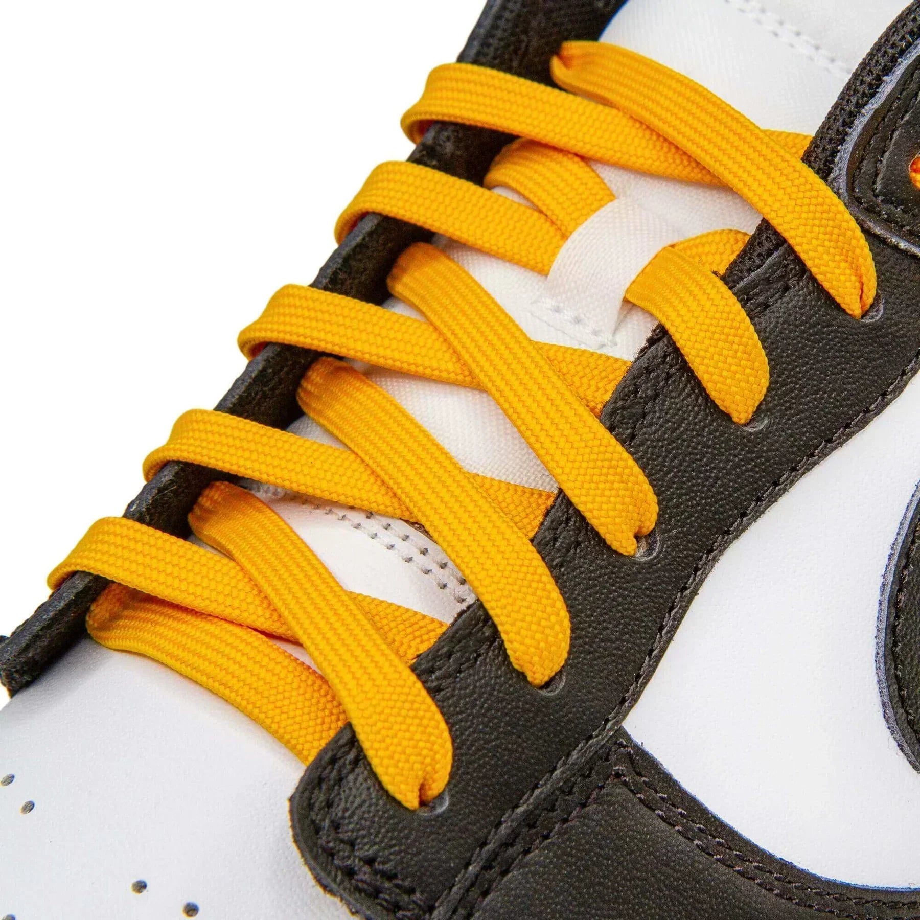 Bright Yellow Flat Shoelaces | Jordan Shoelaces, Nike Shoelaces, Air Force 1 Shoelaces By KNOTTY