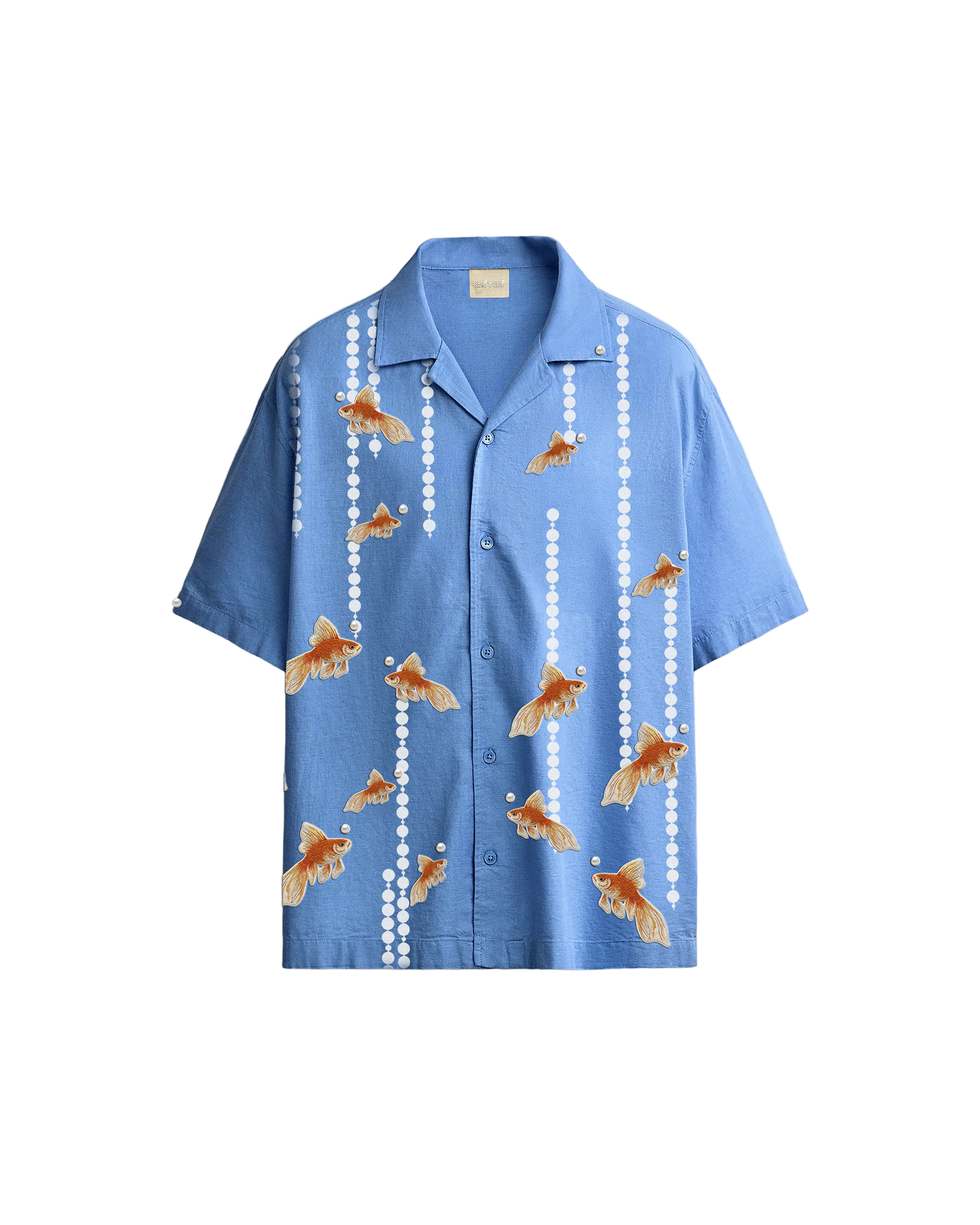 GoldPearl - Washed Blue | Relaxed Shirt