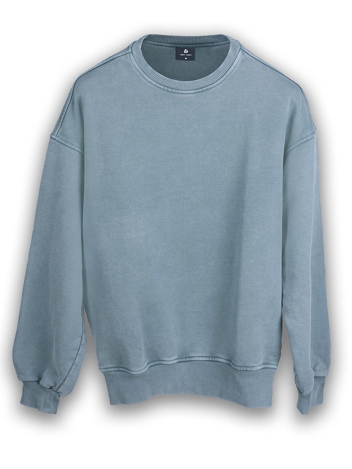 OVERDYED SWEATSHIRT (GREY TEAL)