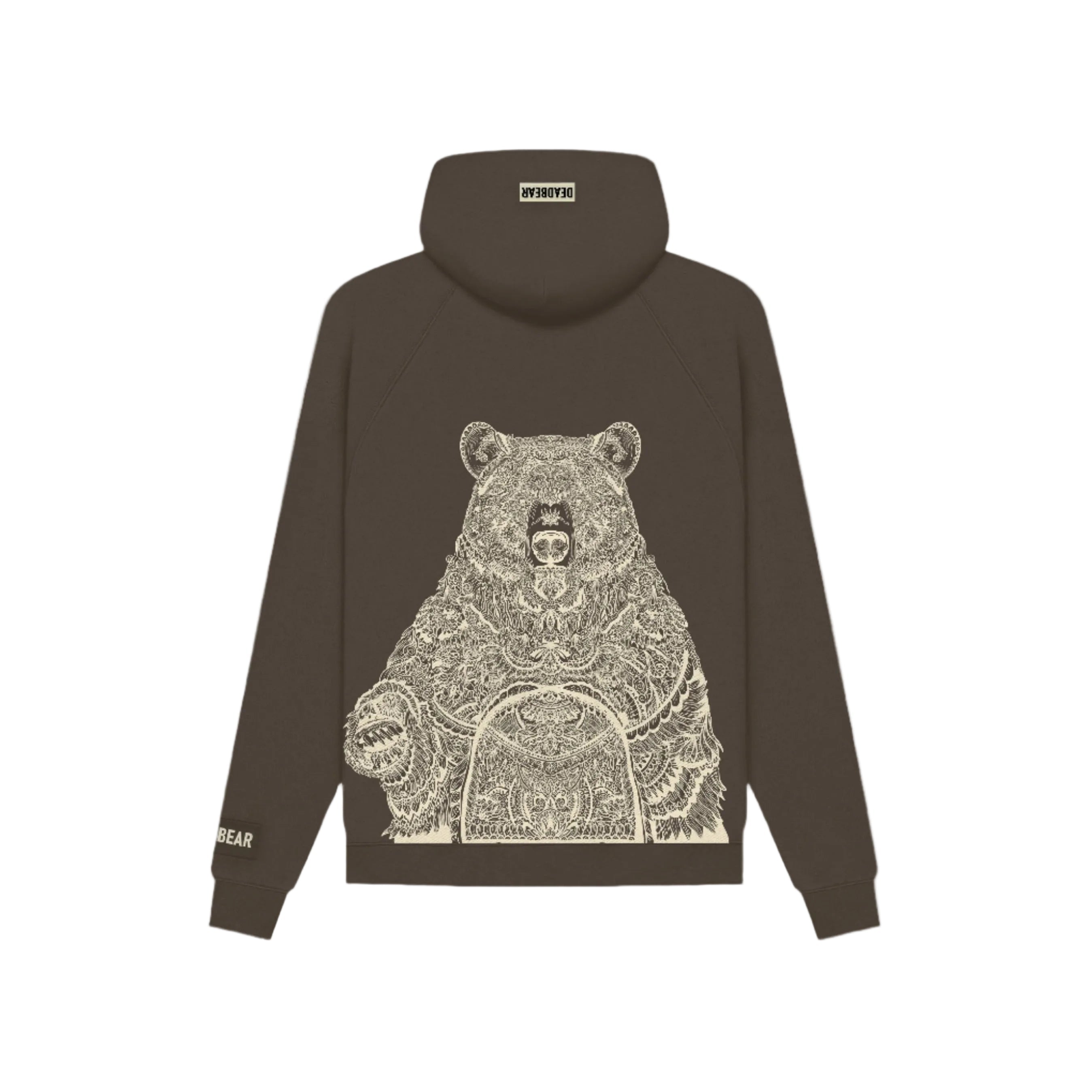 Mandala Hoodie Brown