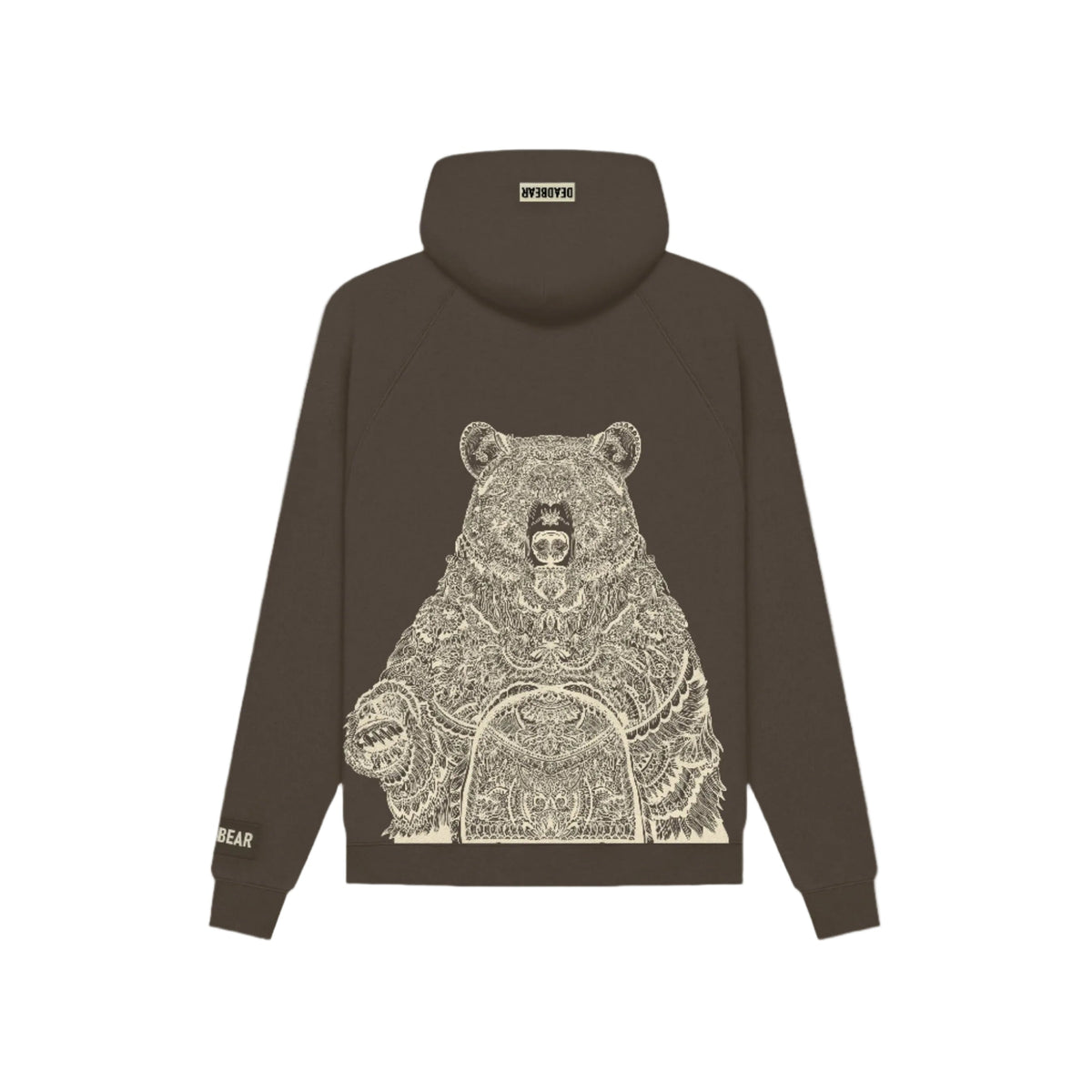 Mandala Hoodie Brown