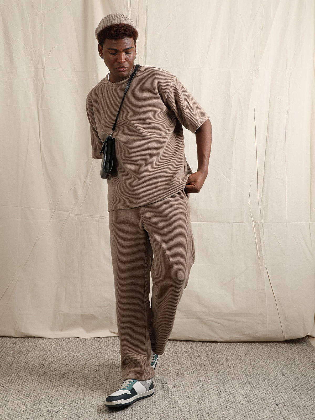 CORDUROY SET BROWN