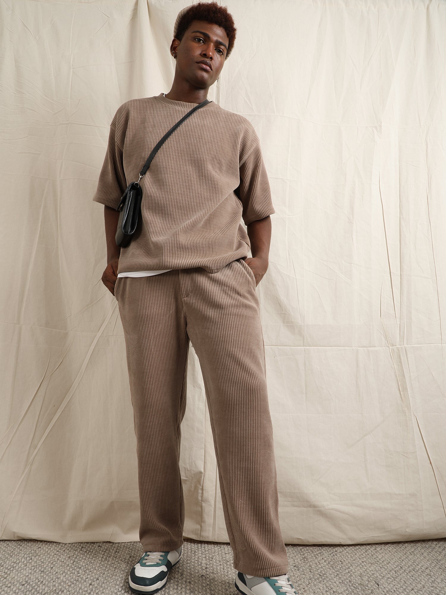 CORDUROY SET BROWN