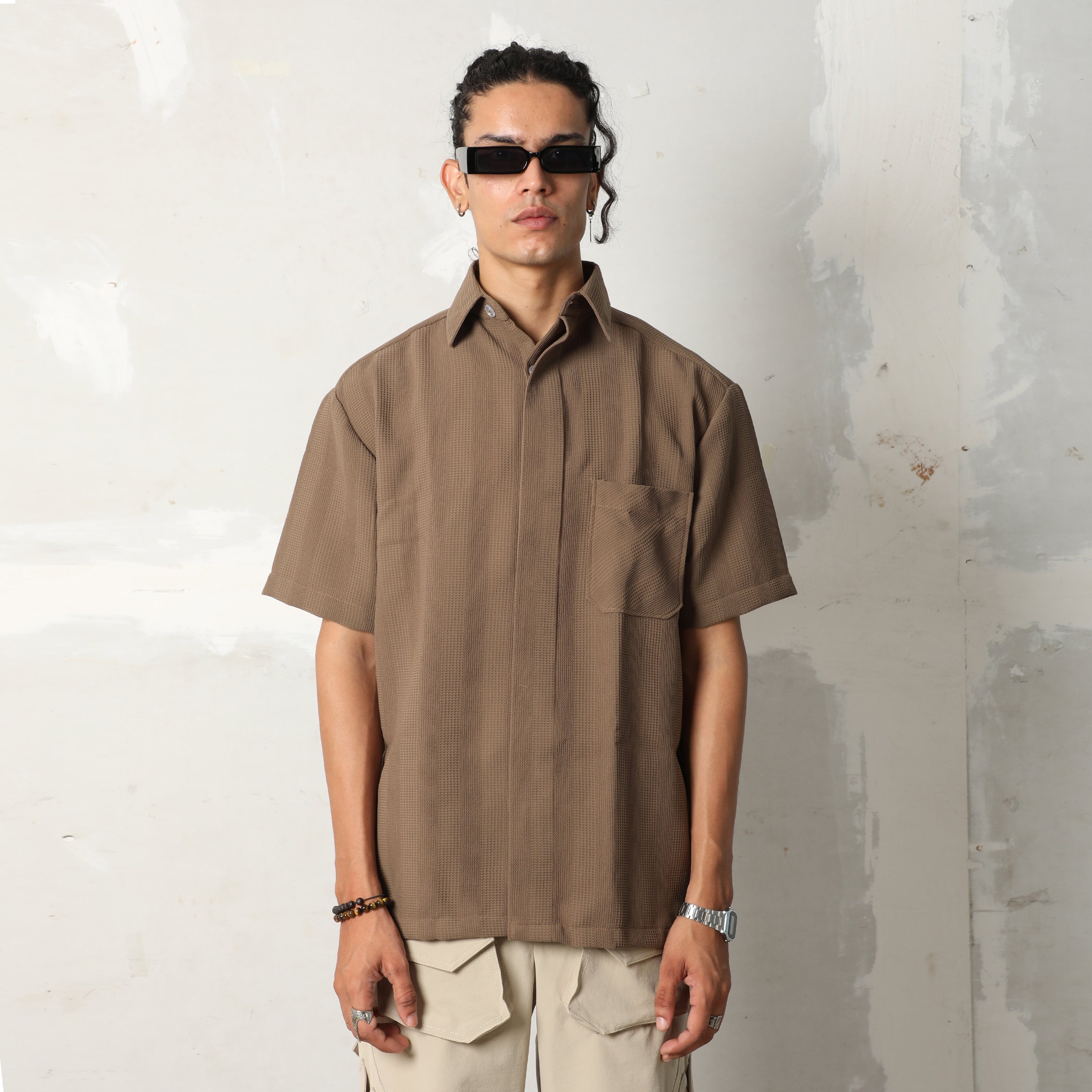 BMW SHIRT TYPE-4 - CHOCOLATE