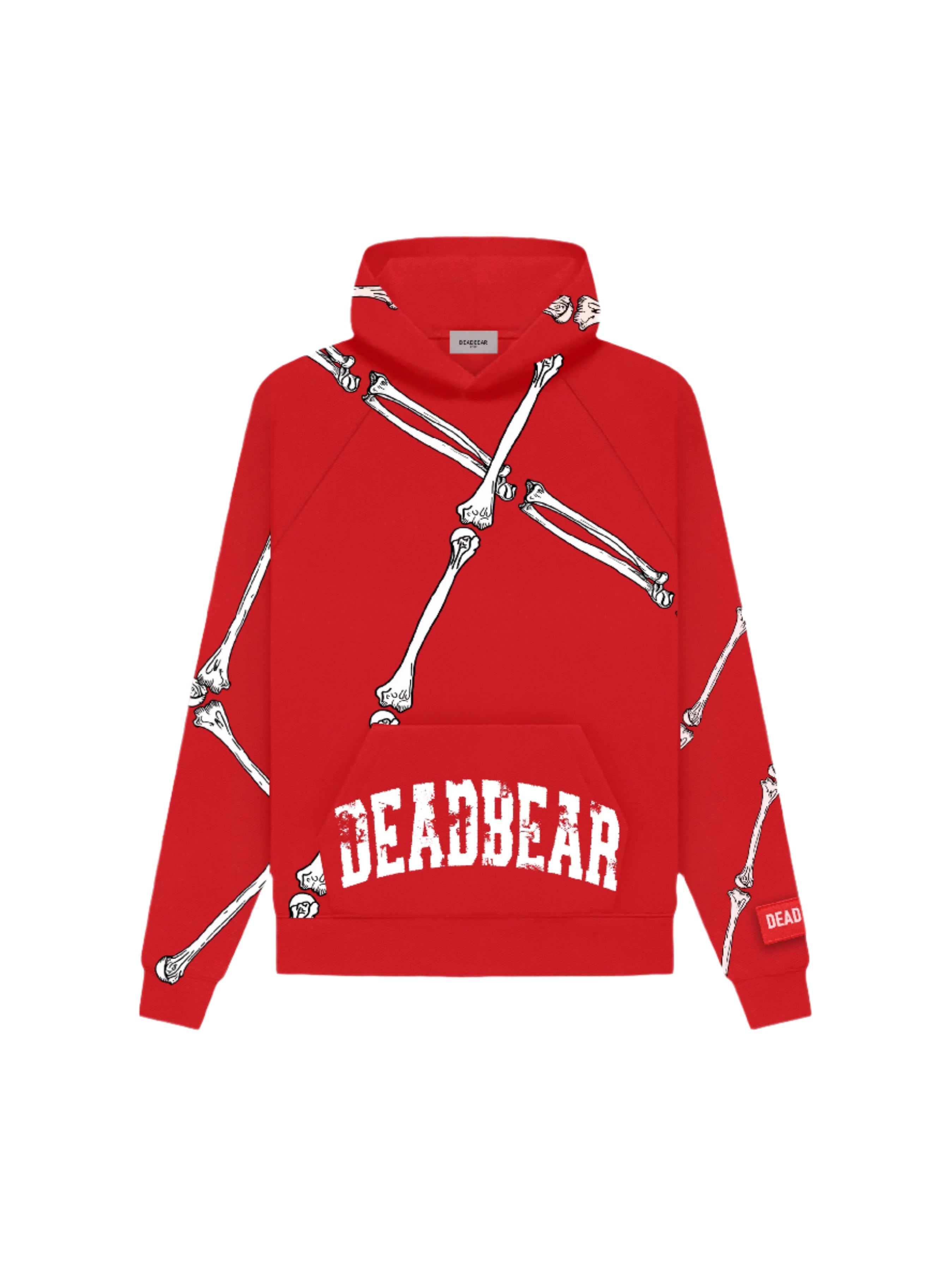 Bare Bone Hoodie Red