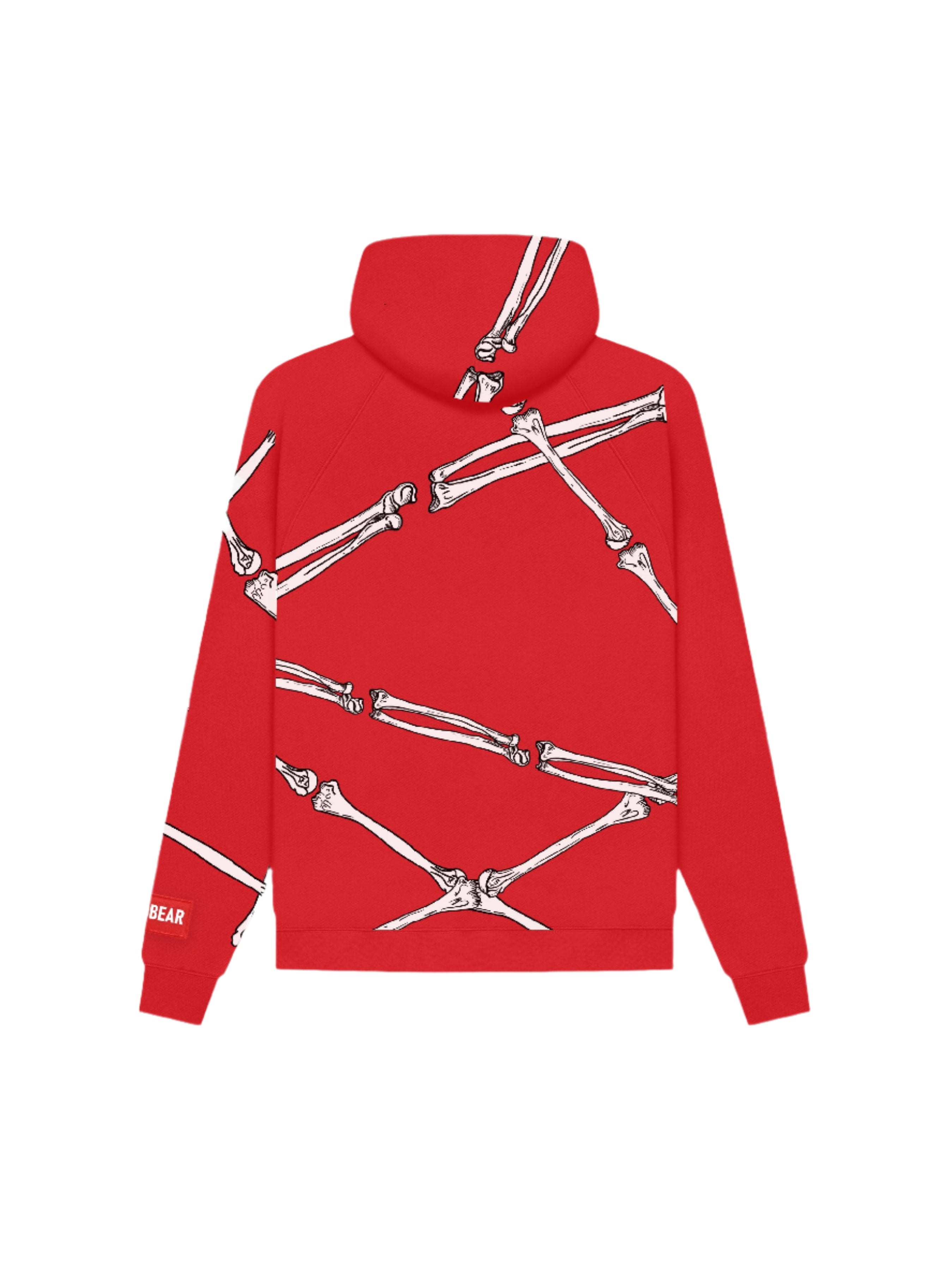 Bare Bone Hoodie Red