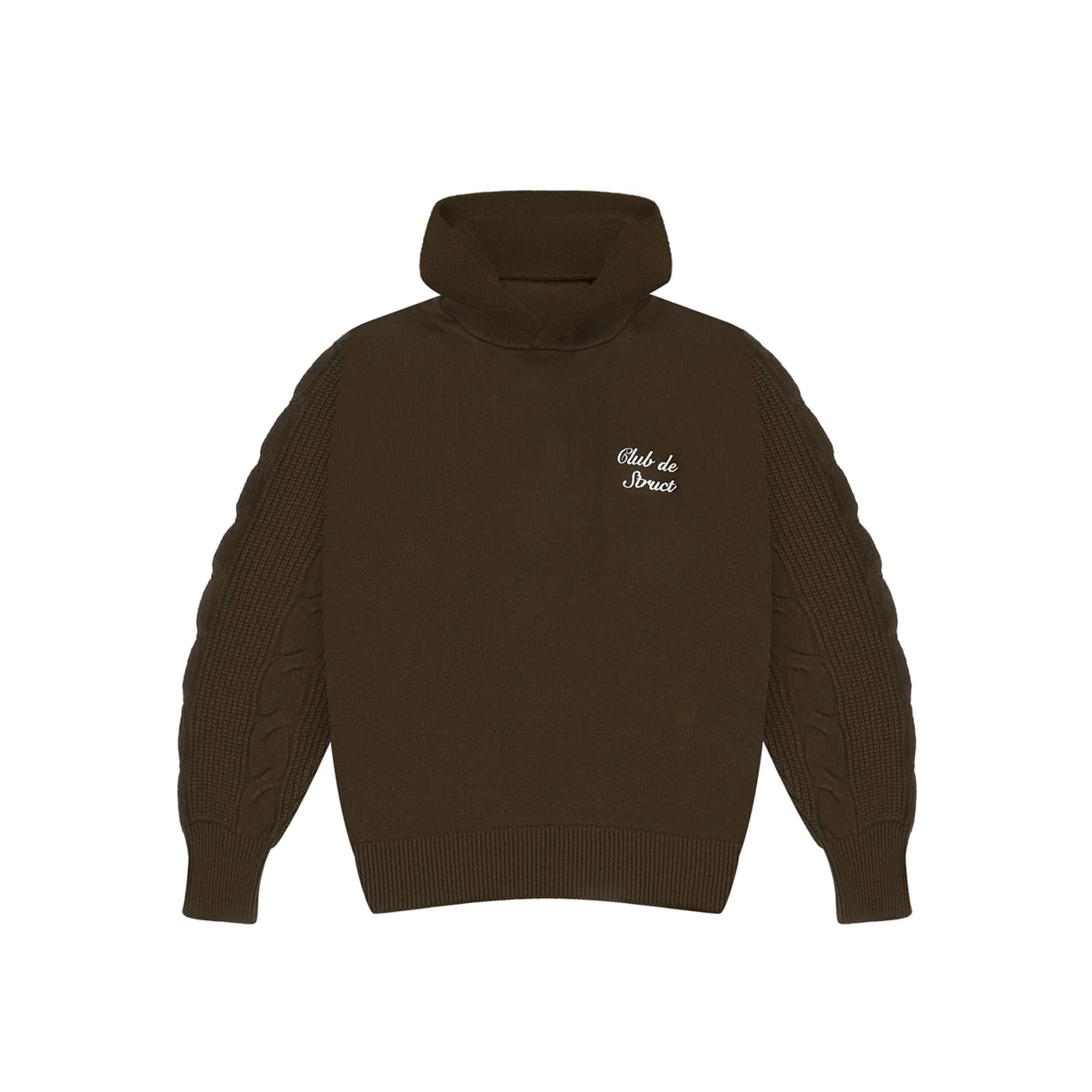 HERITAGE CABLE KNIT HOODIE
