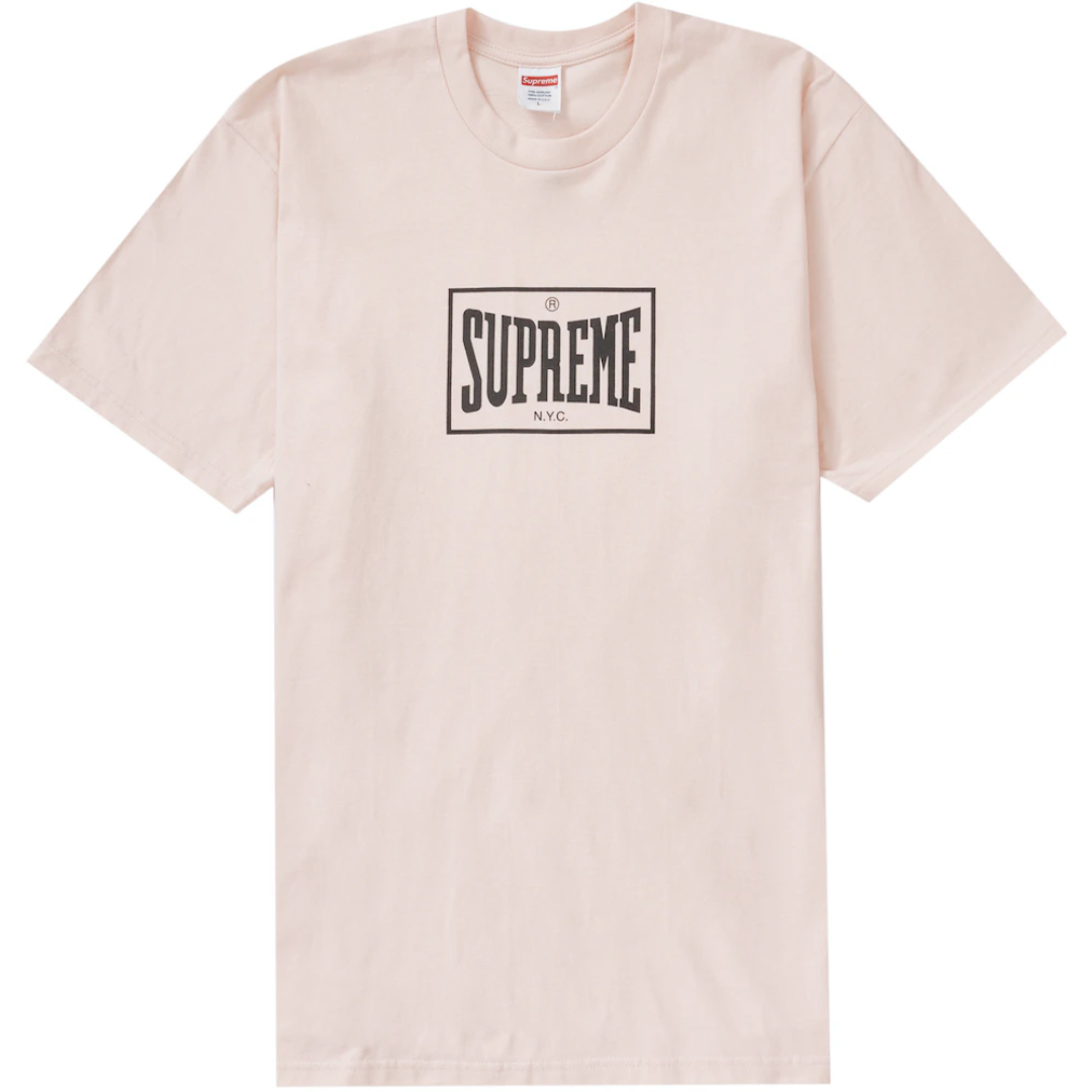 Supreme Warm Up Tee Pale Pink