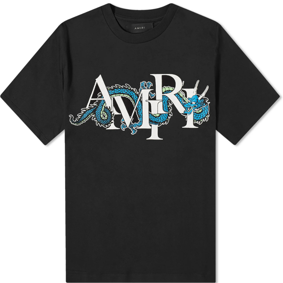 AMIRI CNY Dragon Tee Black