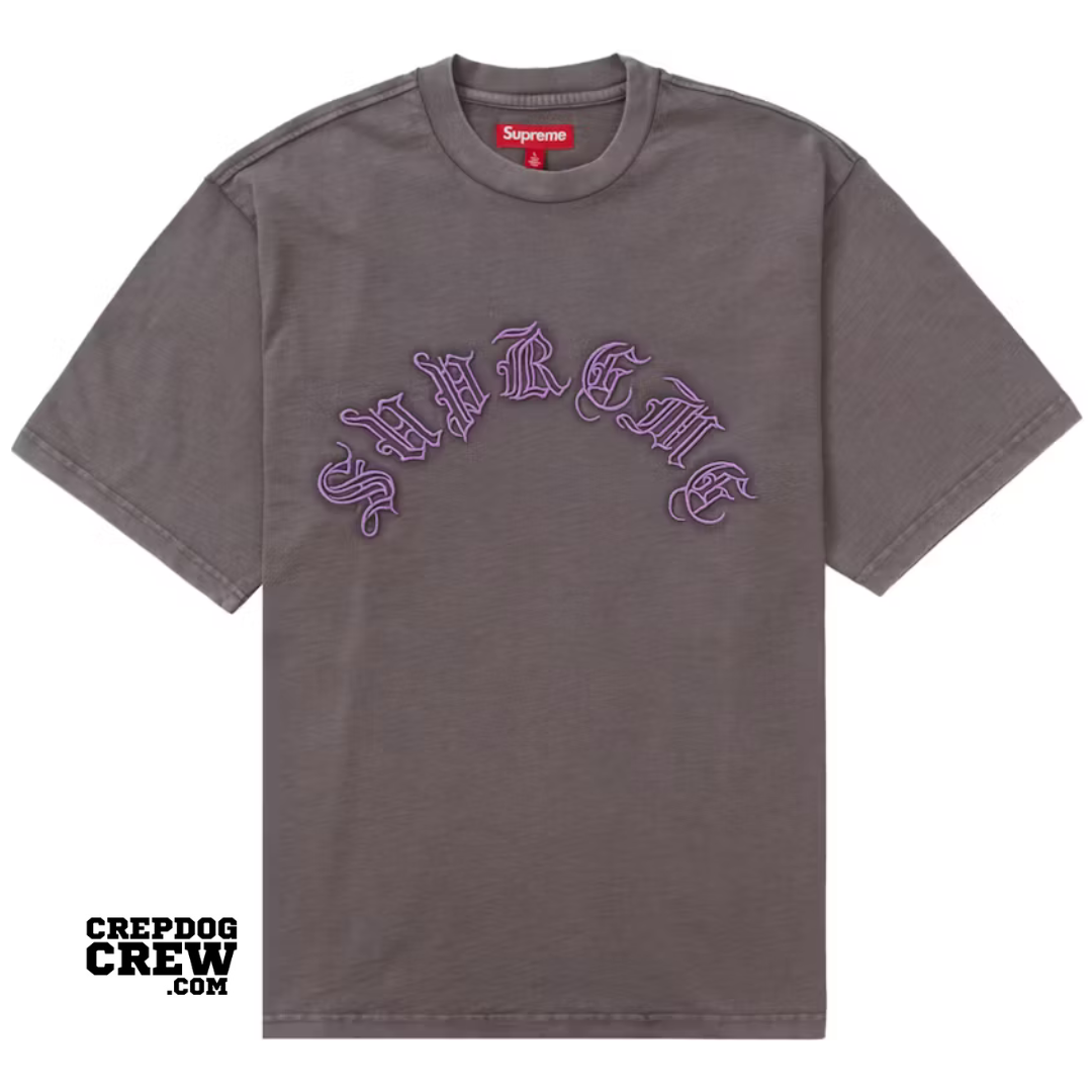 Supreme Old English S/S Top Dark Grey