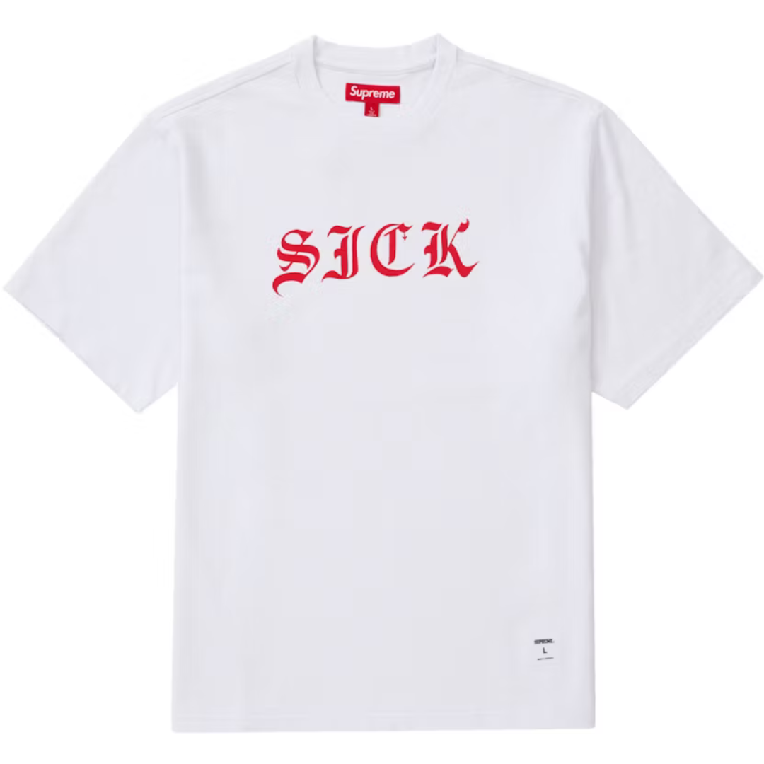 Supreme Sick S/S Top White