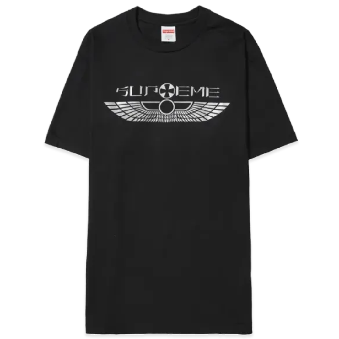 SUPREME WINGS TEE BLACK