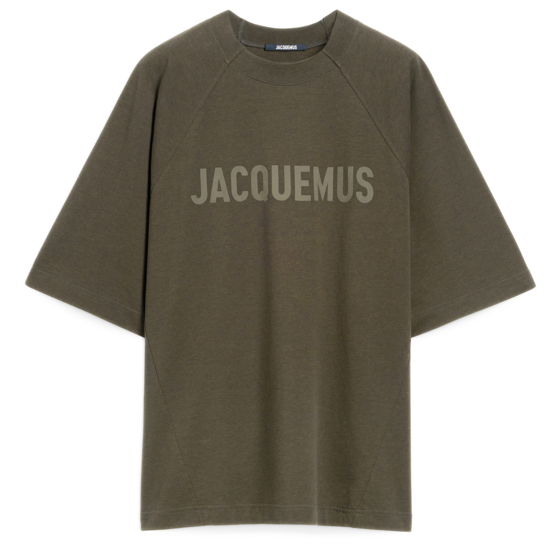 JACQUEMUS LE TYPO TEE Brown