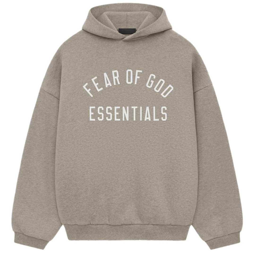 Fear of God ESSENTIALS HOODIE FLEECE HEATHER GREY