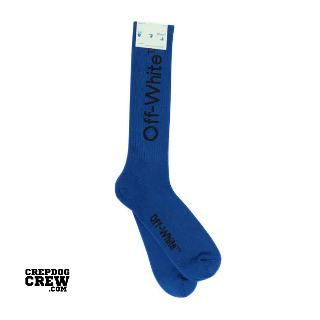 OFF-WHITE ARROW MID LENGTH SOCKS PEACOCK BLACK