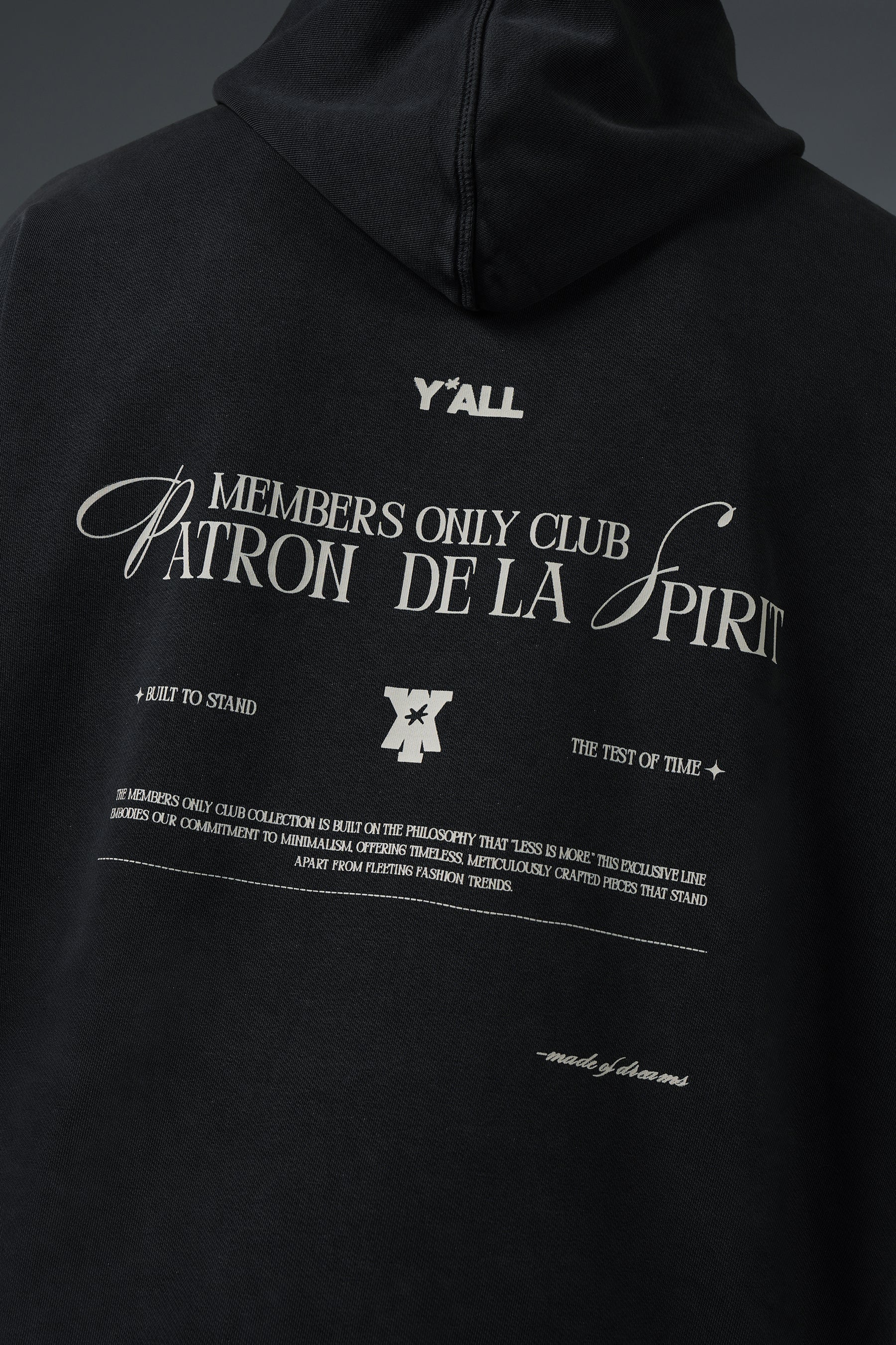 MEMBERS ONLY CLUB 2026 - HOODIE ACID WASH