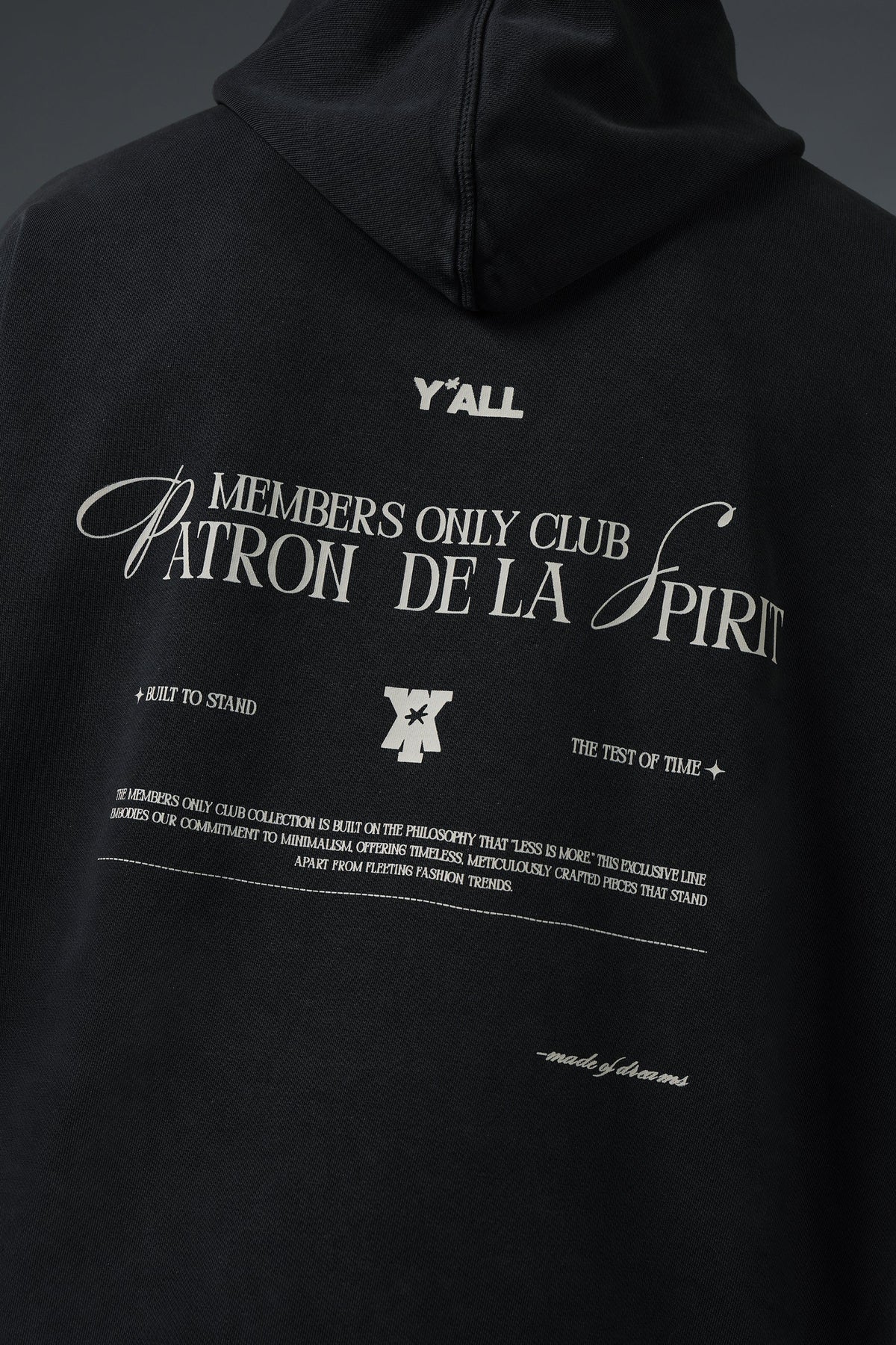 MEMBERS ONLY CLUB 2026 - HOODIE ACID WASH