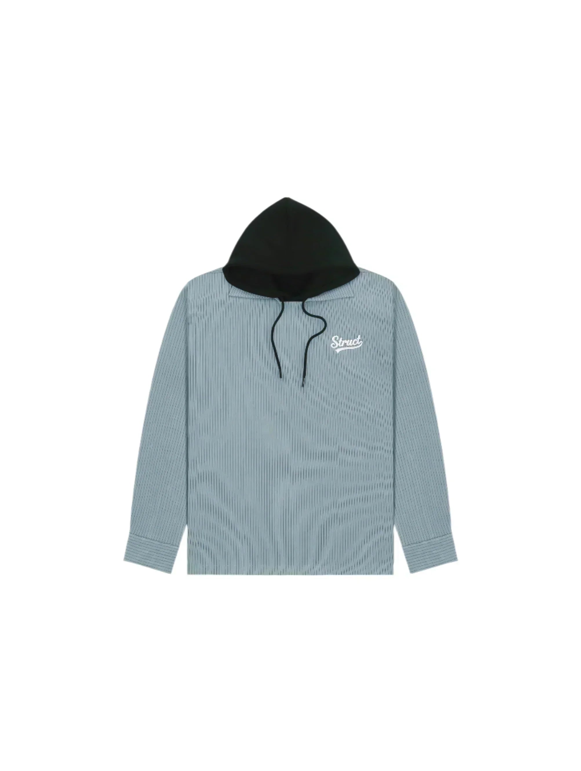 BINARY PINSTRIPE DETACHABLE HOODIE