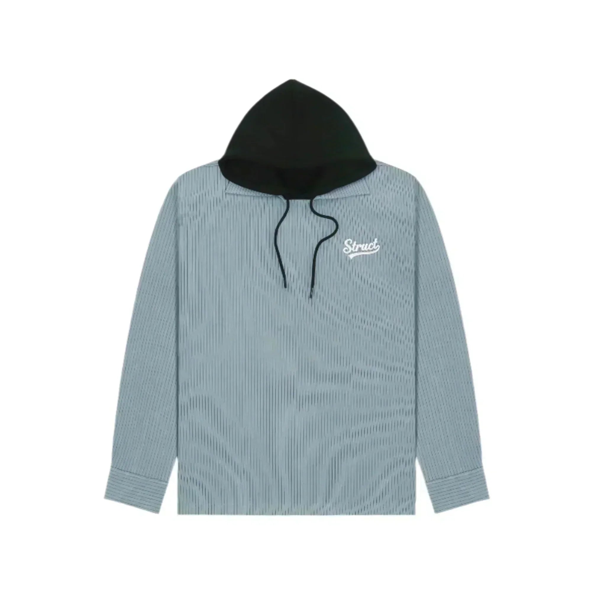 BINARY PINSTRIPE DETACHABLE HOODIE