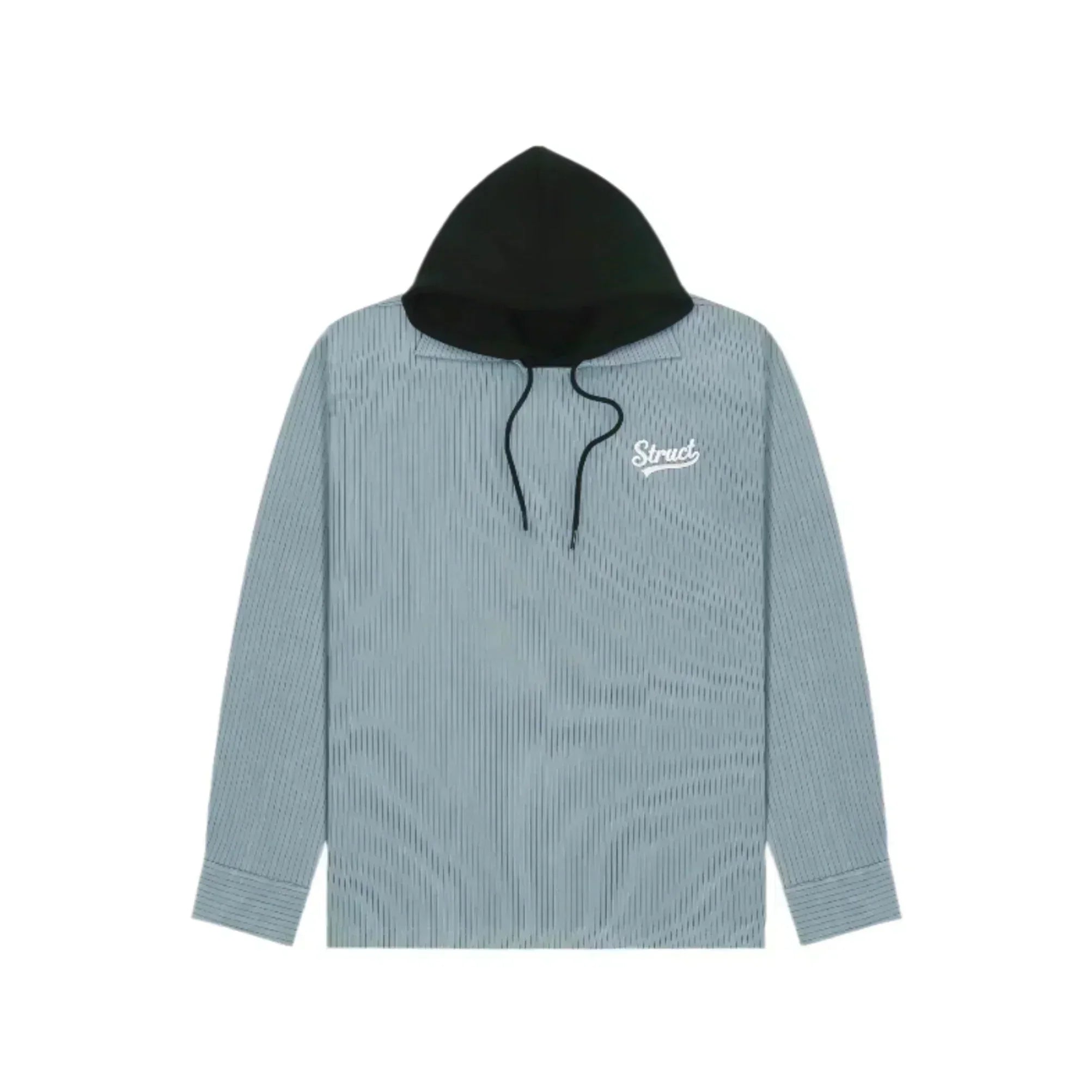 BINARY PINSTRIPE DETACHABLE HOODIE