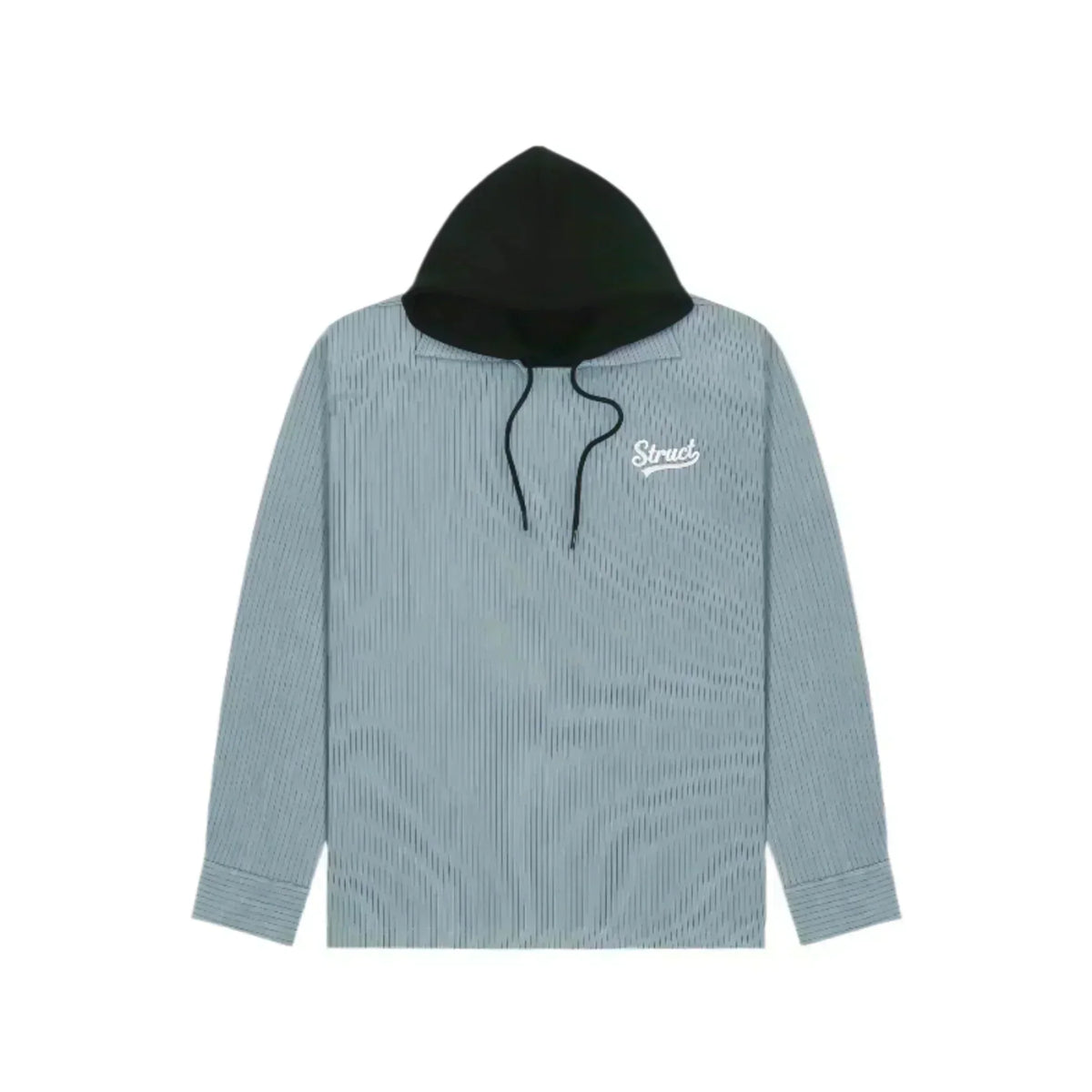 BINARY PINSTRIPE DETACHABLE HOODIE