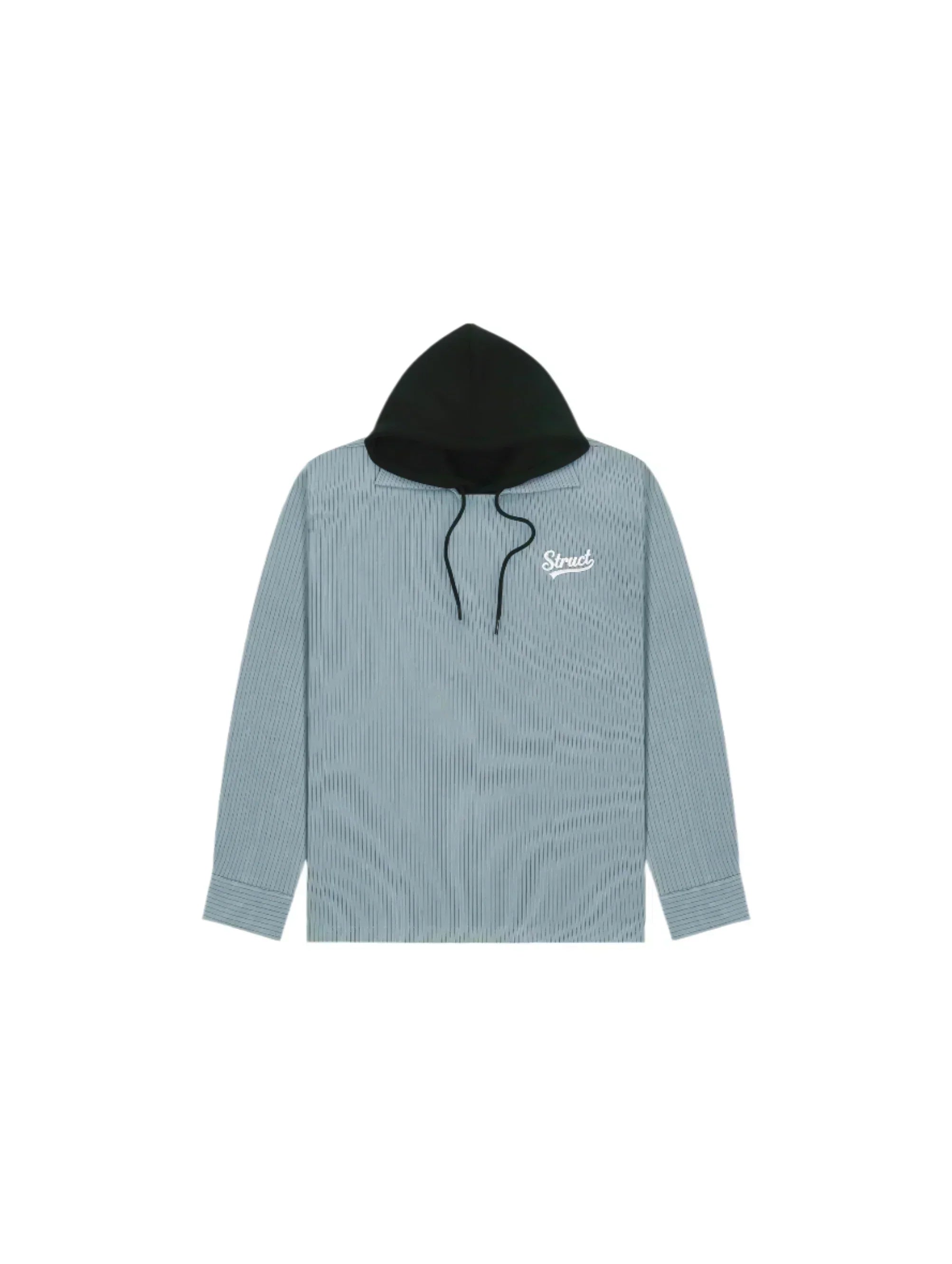 BINARY PINSTRIPE DETACHABLE HOODIE