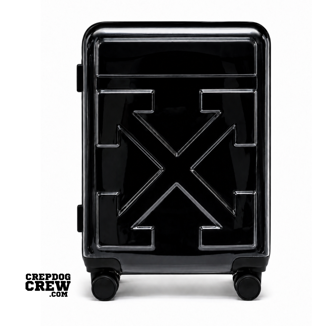 OFF-WHITE Arrow-Detail Trolley Suitcase Luggage Black