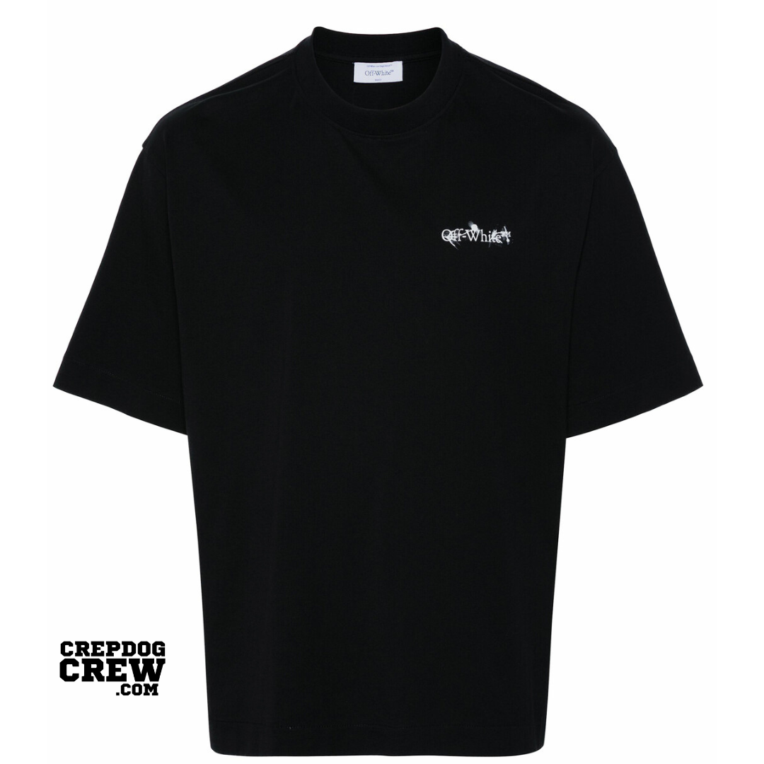OFF WHITE FLOWER ARROW SKATE TEE BLACK