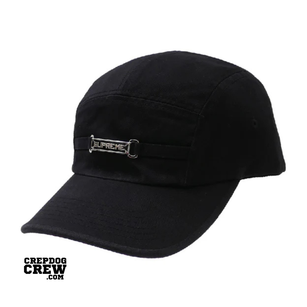 キャップ Supreme Name plate camp Cap SUPREME NAME PLATE CAMP CAP BLACK