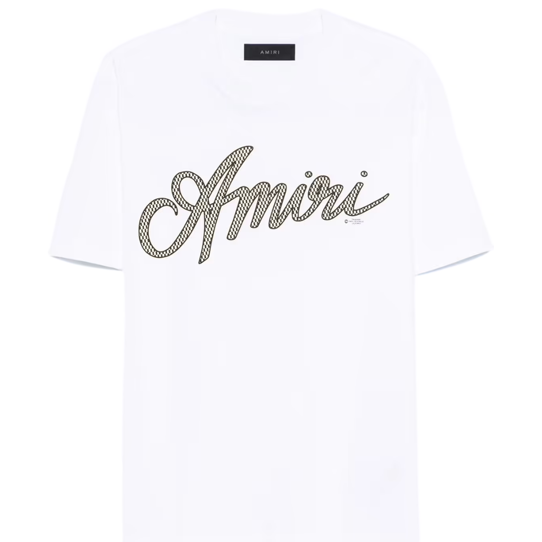 AMIRI SCRIPT TEE WHITE