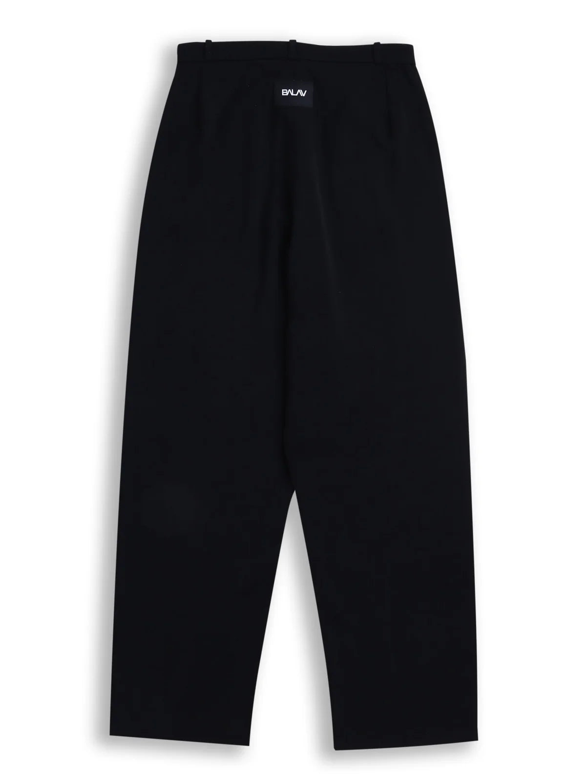 zipper pants back view
