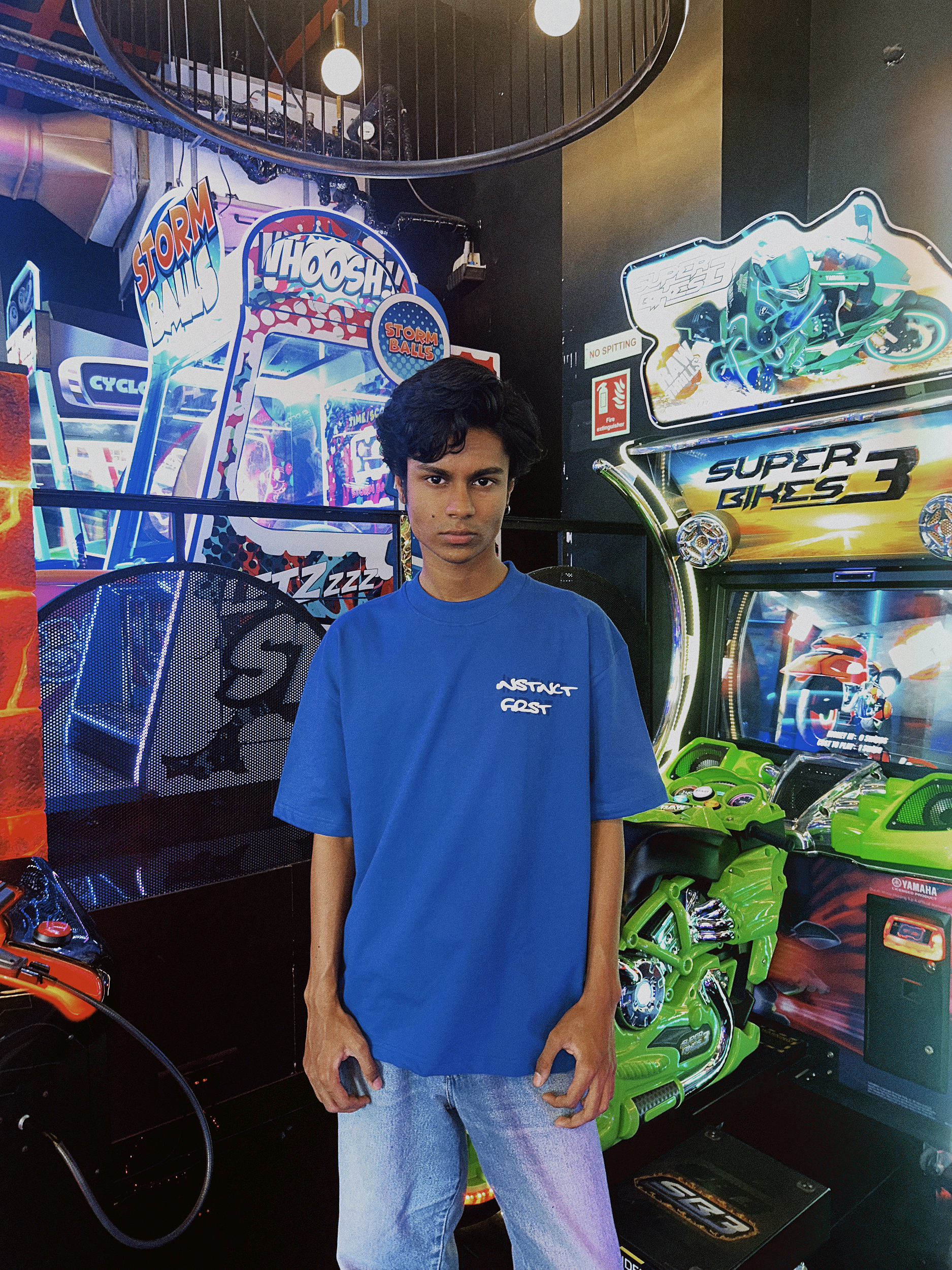 Humble Oversized T-Shirt - (Royal Blue)