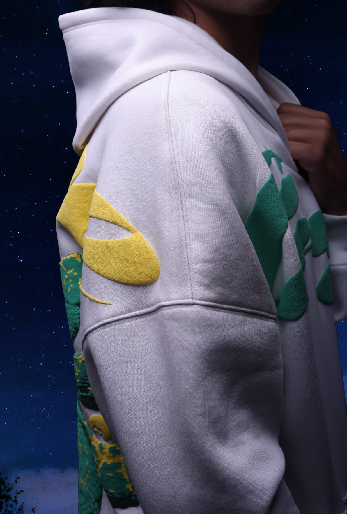 WHITE SHADOW VIPER HOODIE