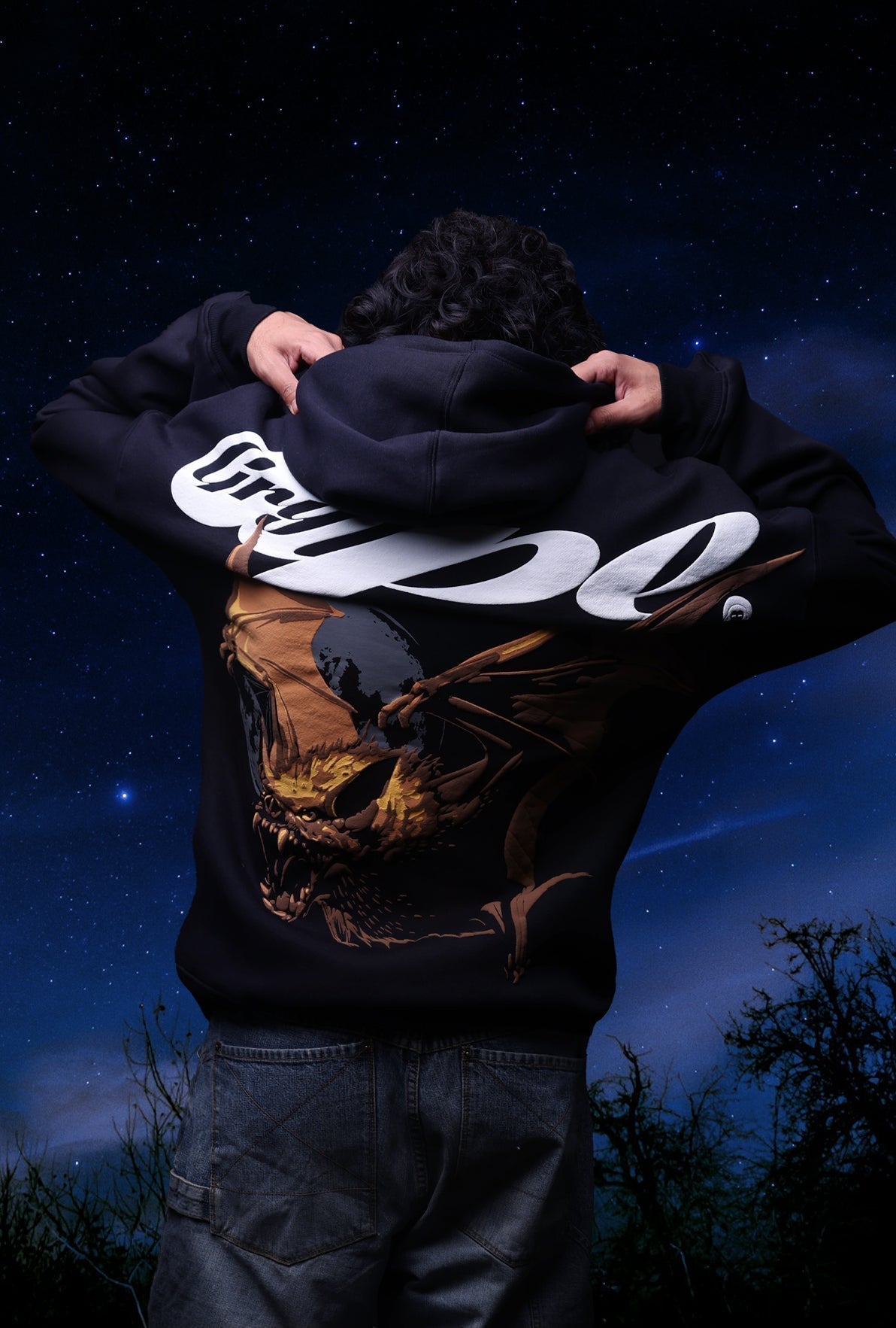 BLACK NIGHTWING HOODIE