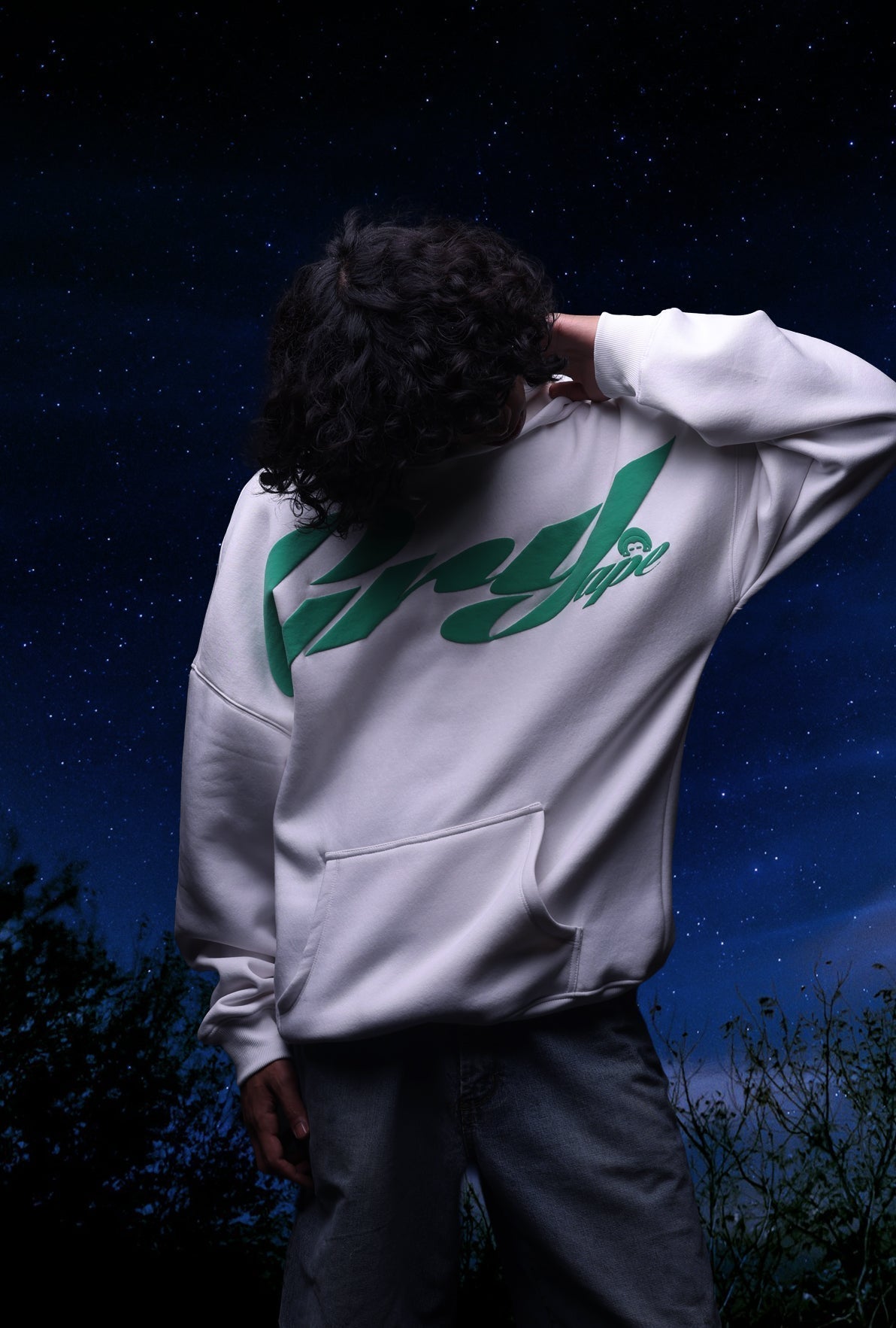 WHITE SHADOW VIPER HOODIE