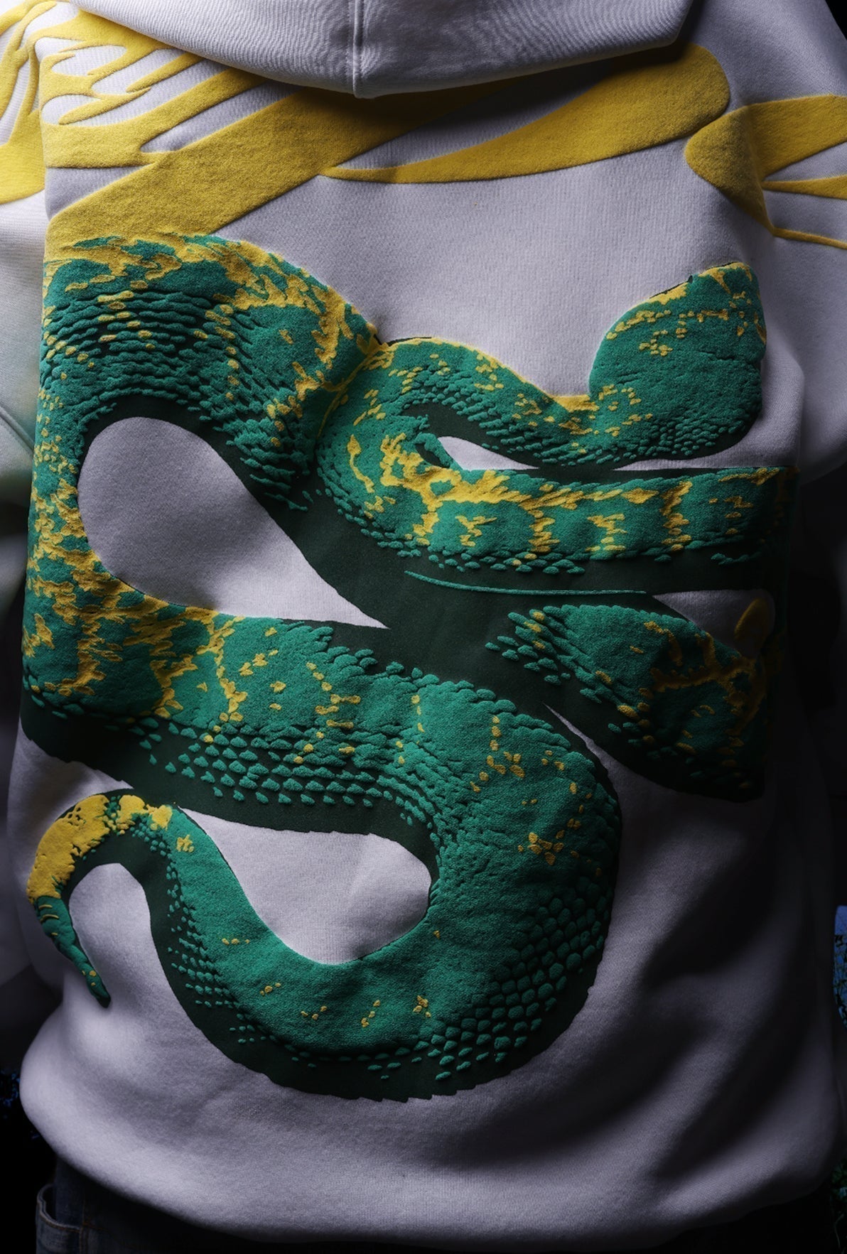 WHITE SHADOW VIPER HOODIE