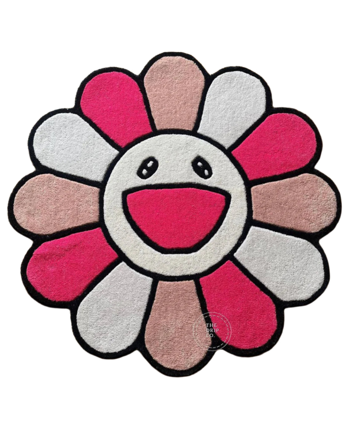 Murakami Pink flower Custom Rug