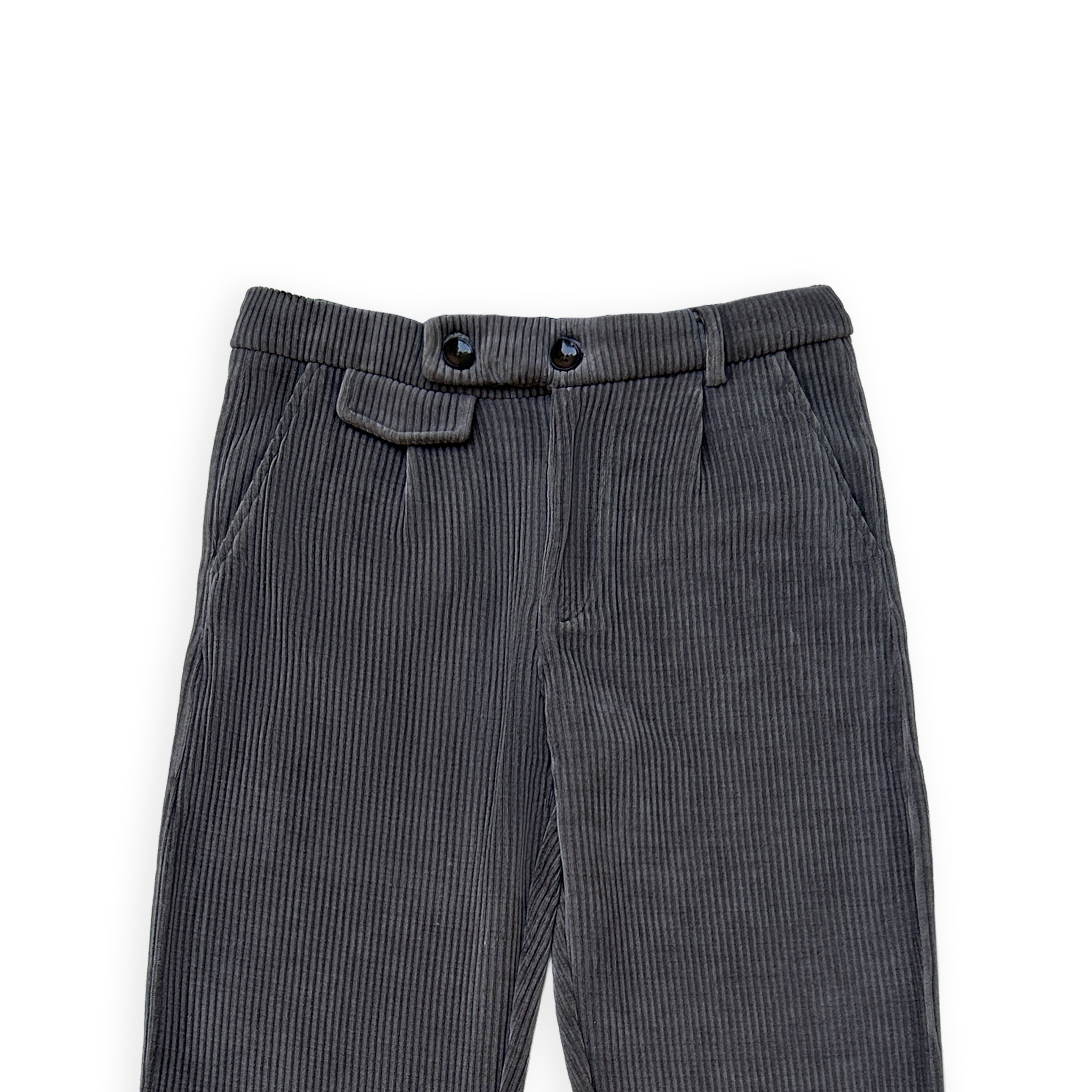 CORDUROY D.GREY PANT