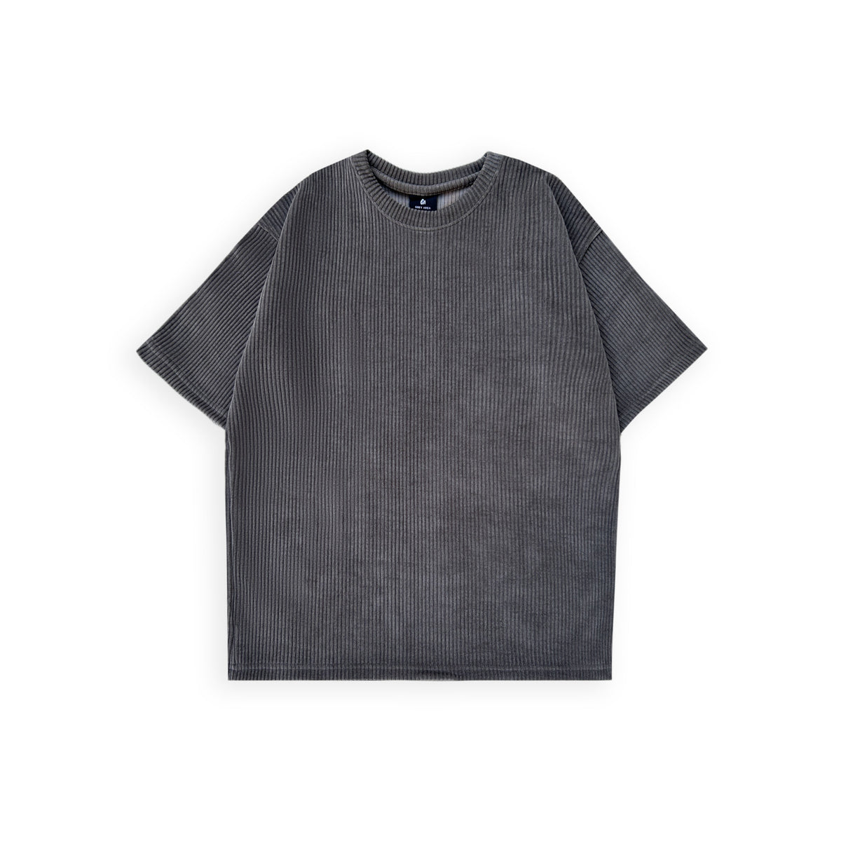CORDUROY D.GREY TSHIRT